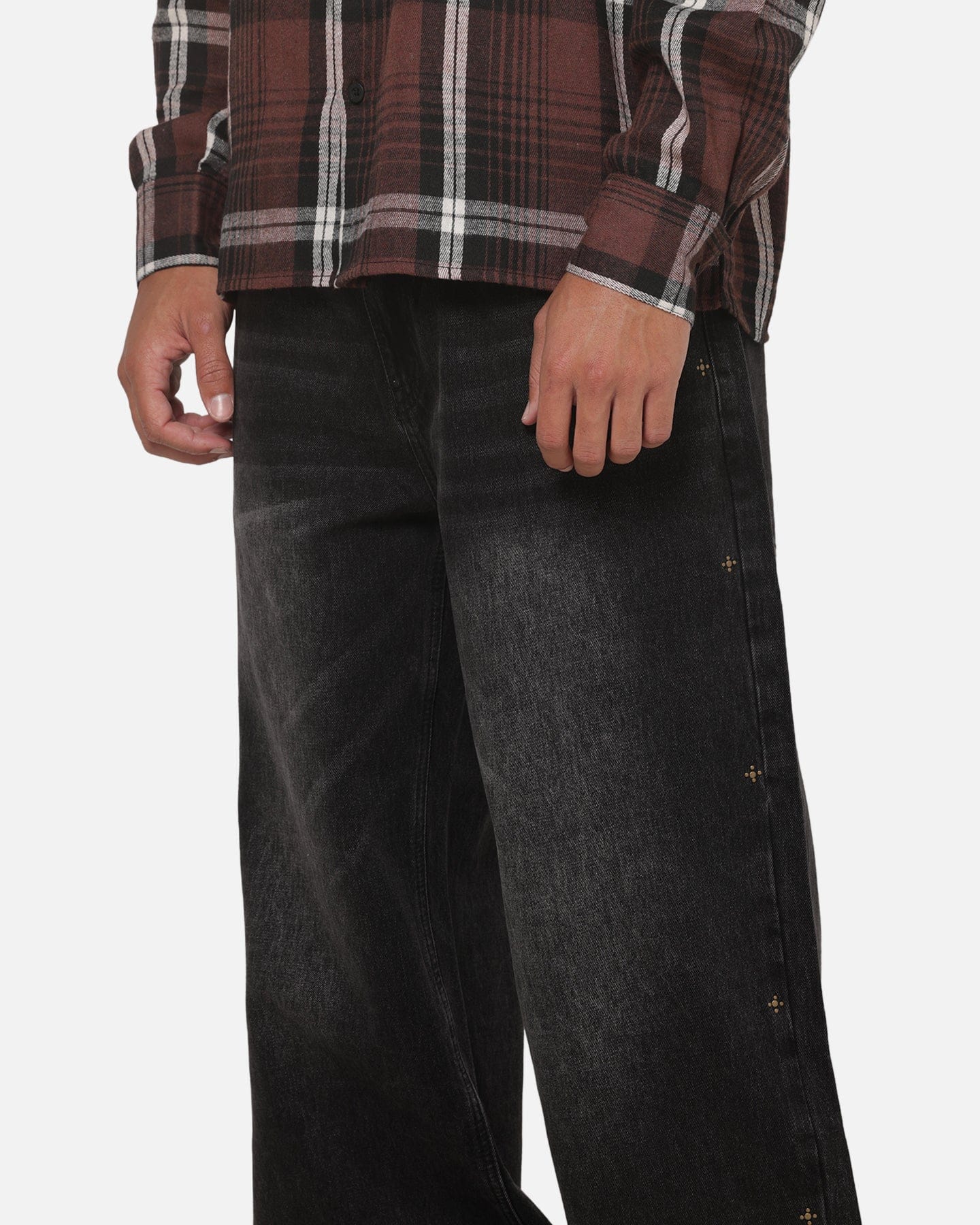 Saint Morta Amplus Pyre Jeans Black Shadow