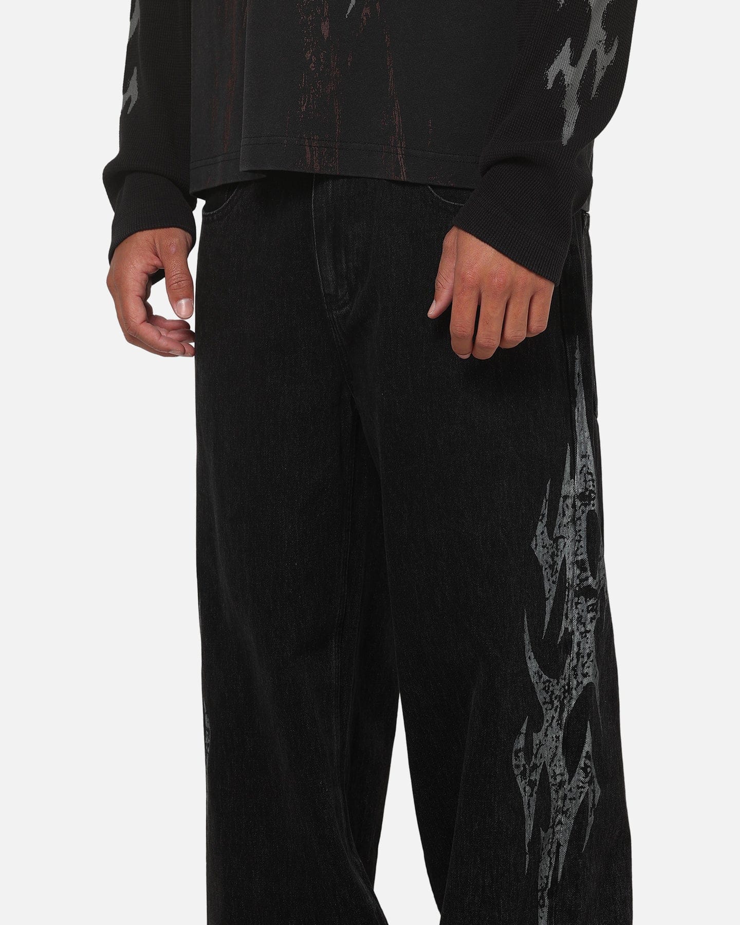Saint Morta Amplus Tribal Jeans Black Shadow V2