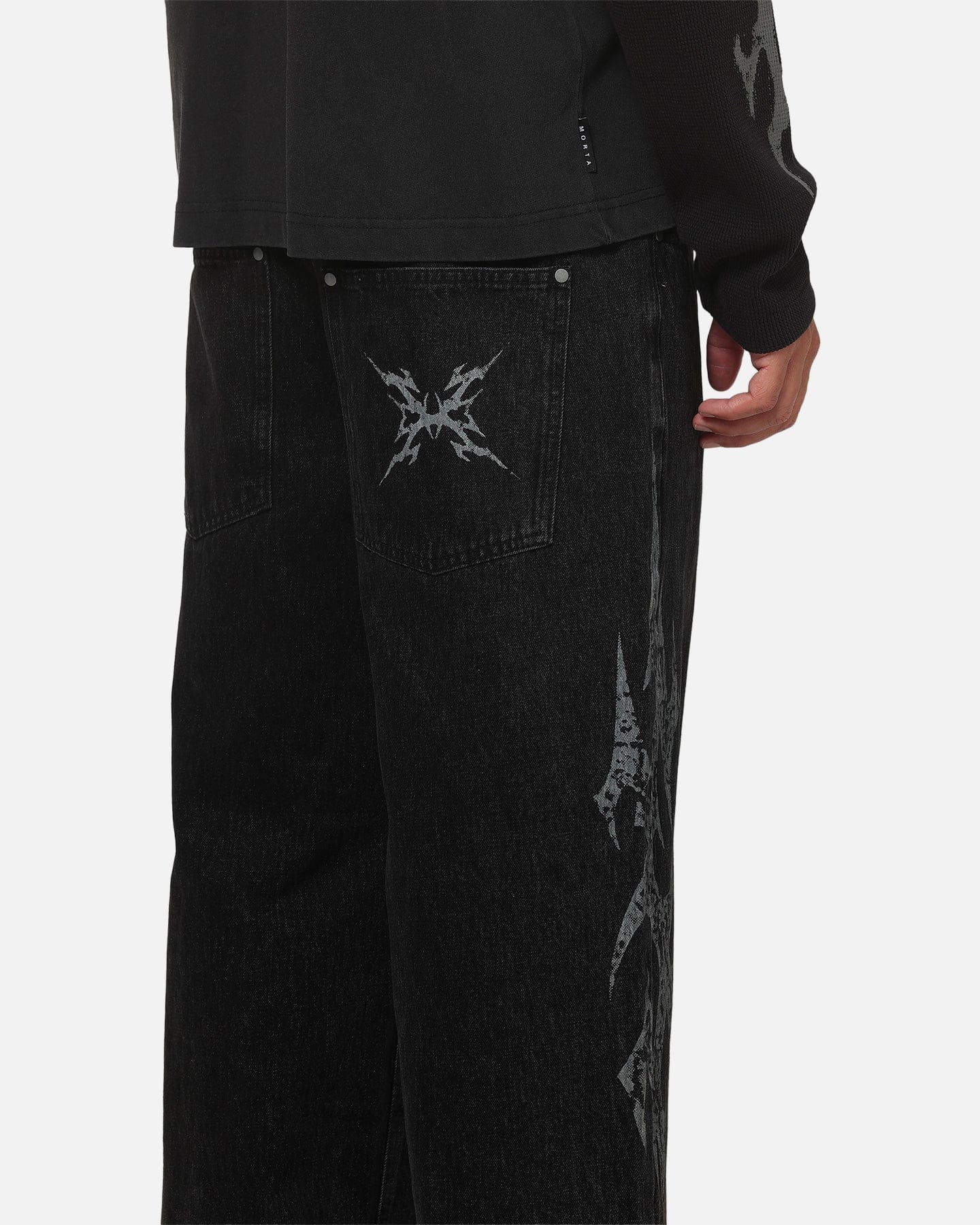 Saint Morta Amplus Tribal Jeans Black Shadow V2