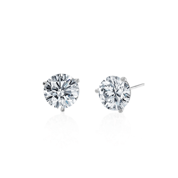 Moyer Collection 14K White Gold 4.02ctw Diamond Stud Earrings - 102571