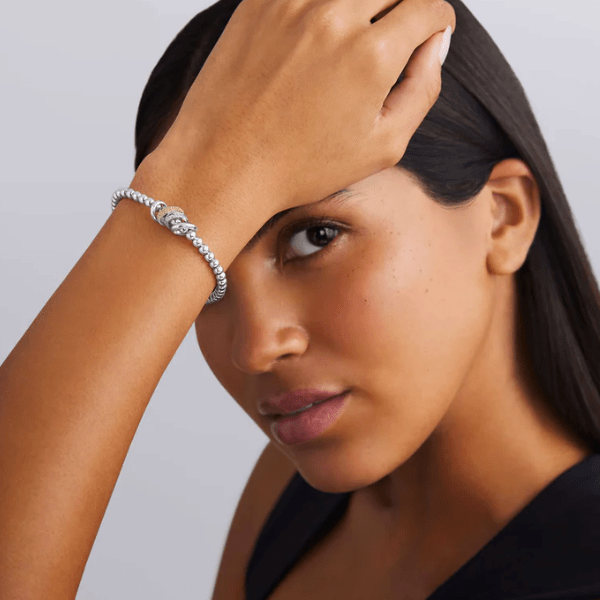 Lagos Two-Tone Four Ring Diamond Stretch Bracelet - 05-81659-DD7