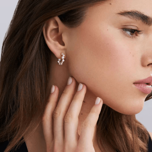 Lagos Fizz 18K Gold Diamond Huggie Earrings - 01-11300-DD