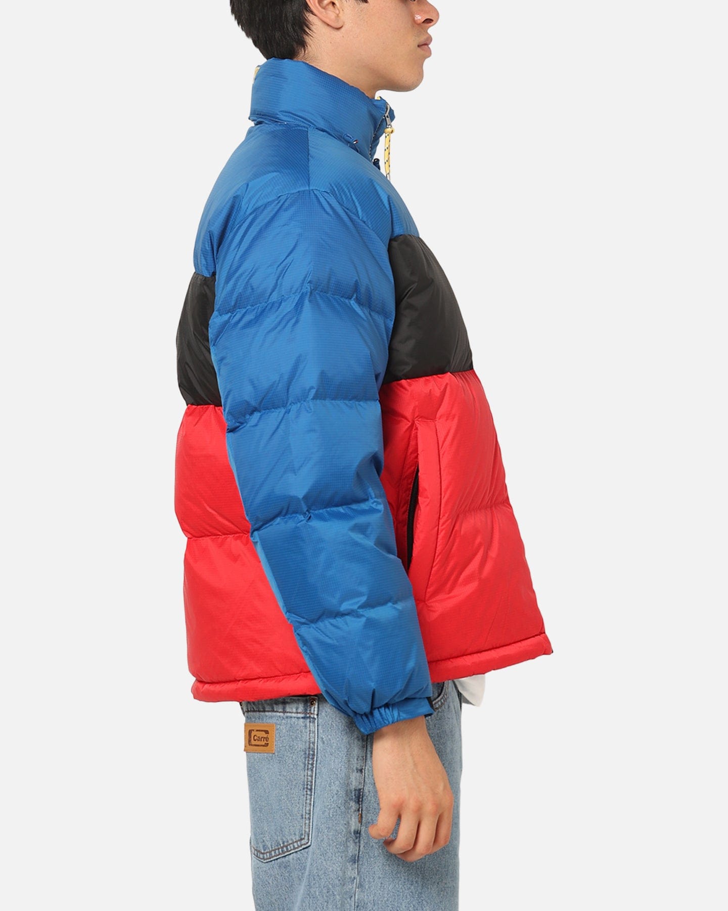 TOMMY HILFIGER Tommy Jeans Alaskha Colourblock Puffer Jacket Indigo