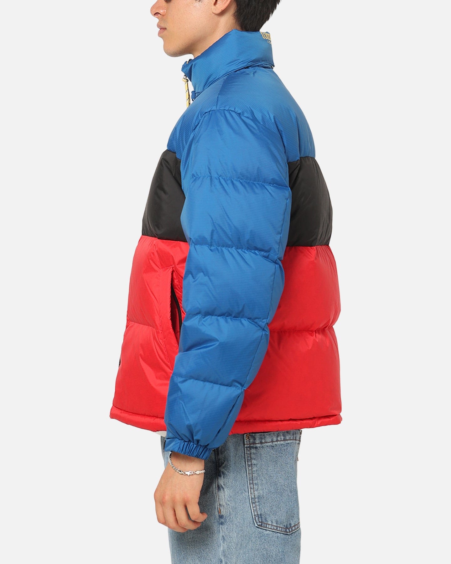 TOMMY HILFIGER Tommy Jeans Alaskha Colourblock Puffer Jacket Indigo