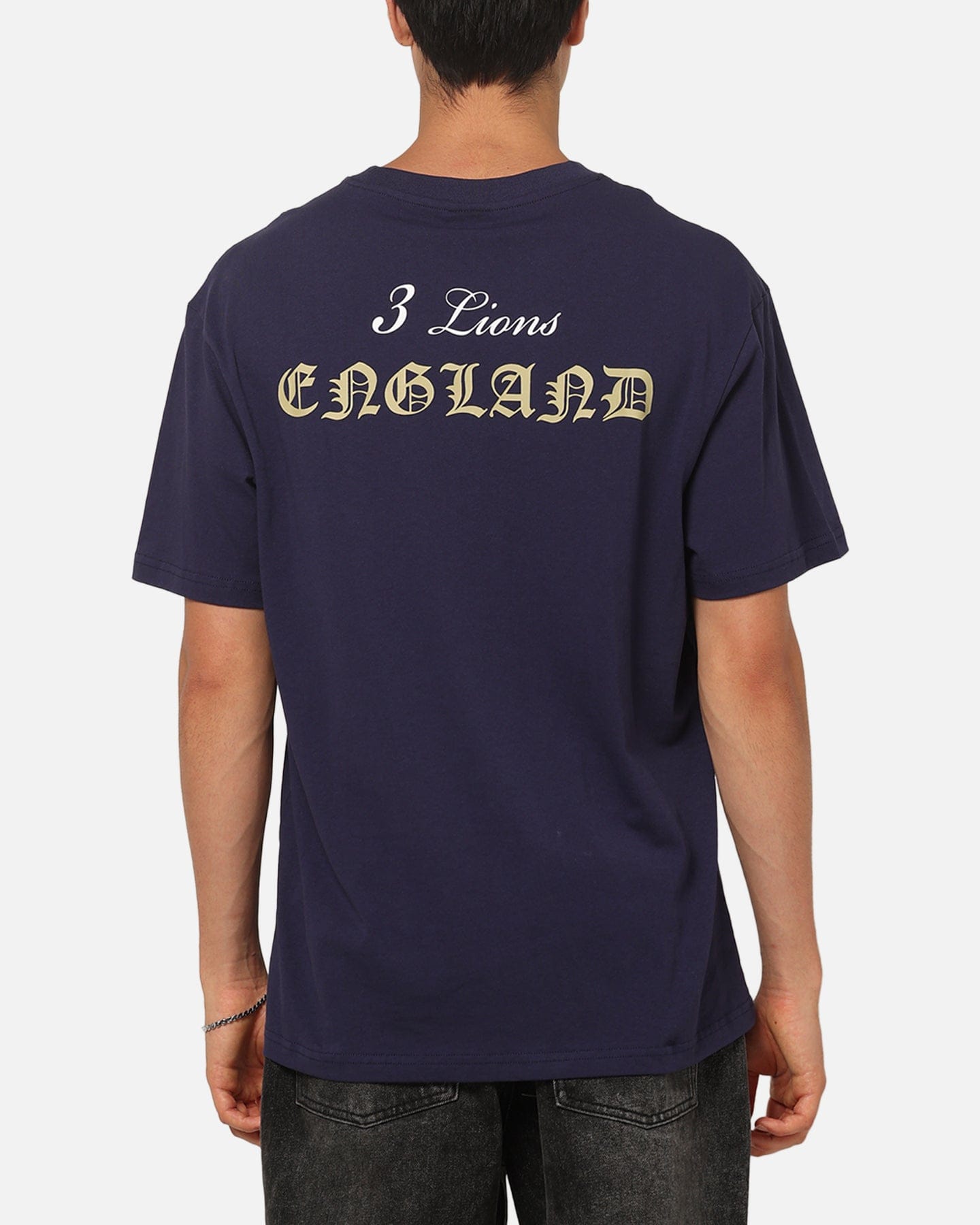 Majestic Athletic England Graphic T-Shirt Navy