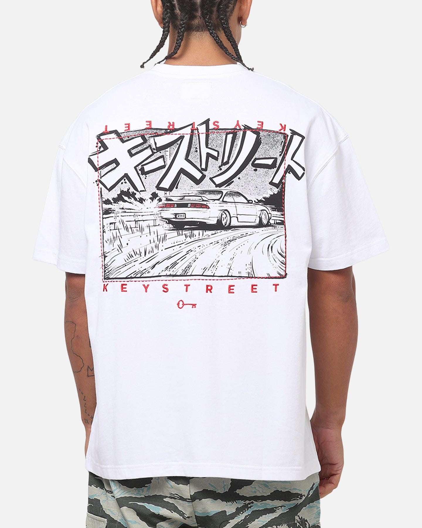 Key Street Solitaire T-Shirt White