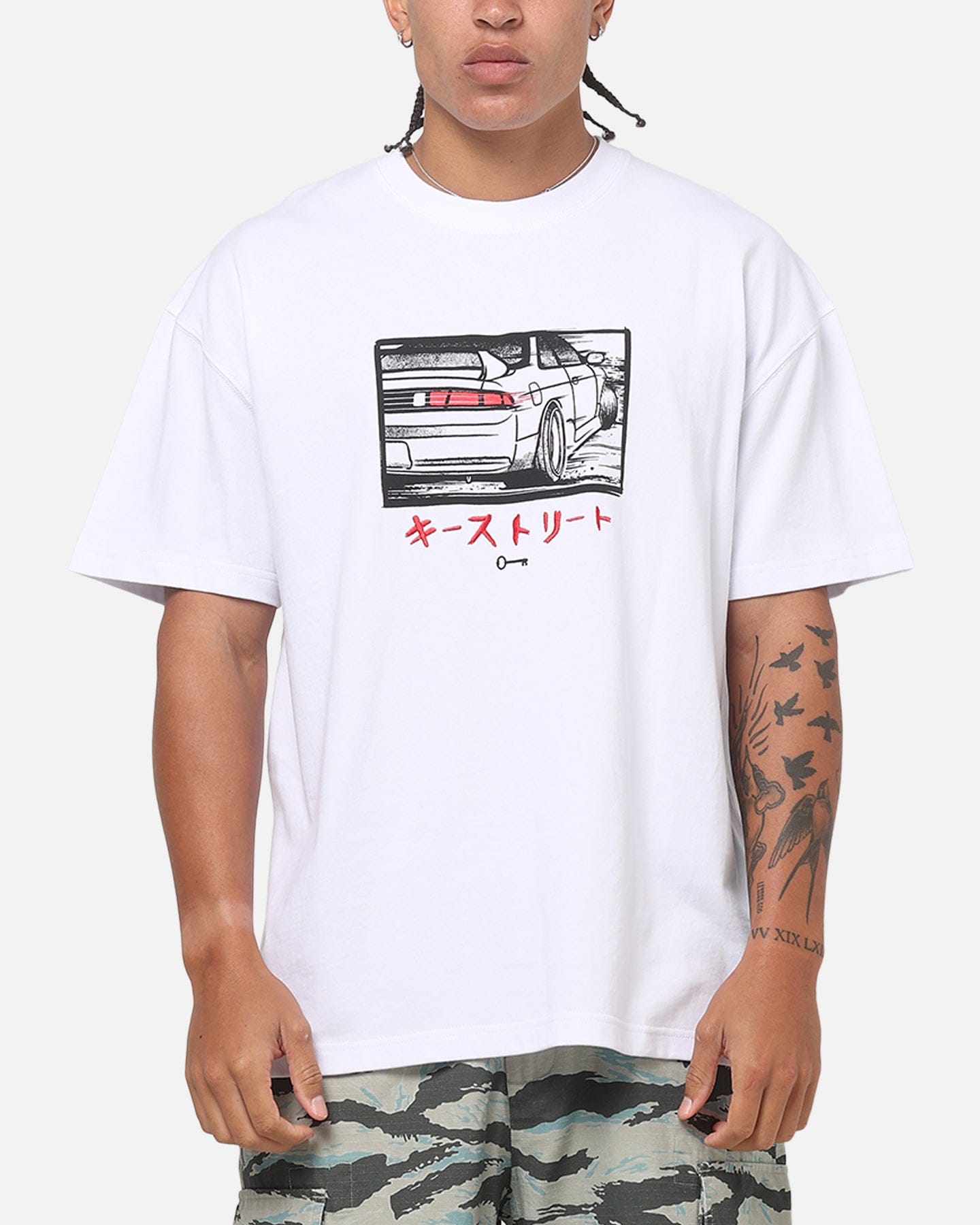 Key Street Solitaire T-Shirt White