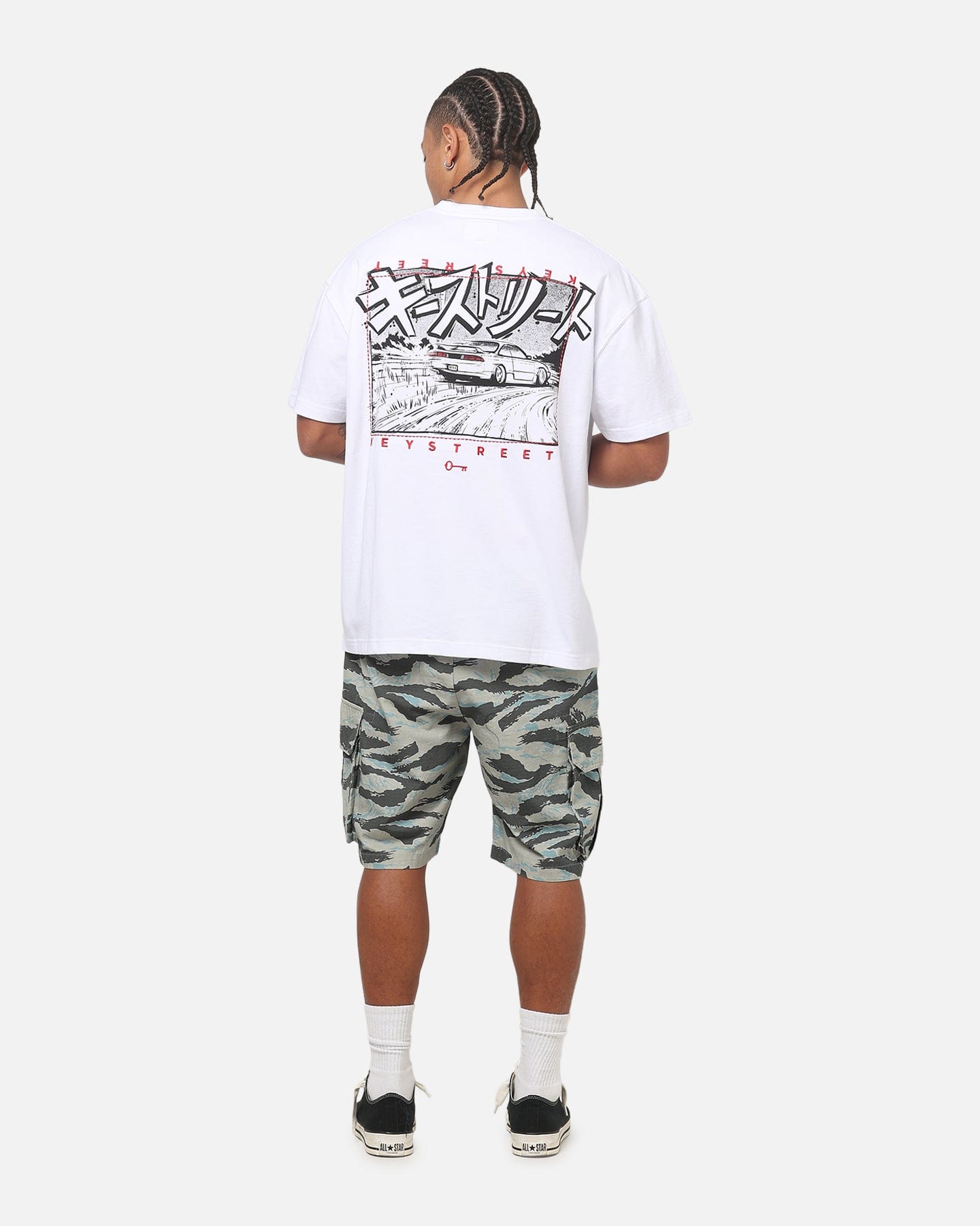 Key Street Solitaire T-Shirt White