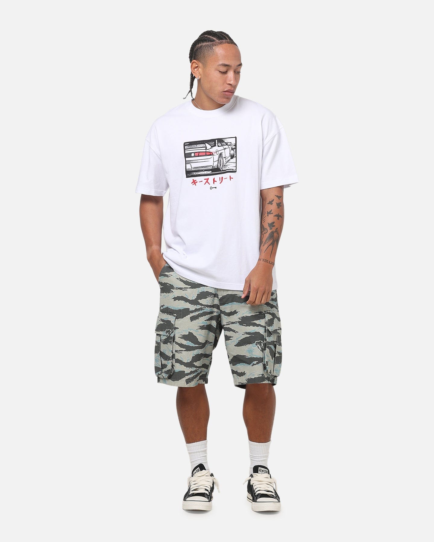 Key Street Solitaire T-Shirt White