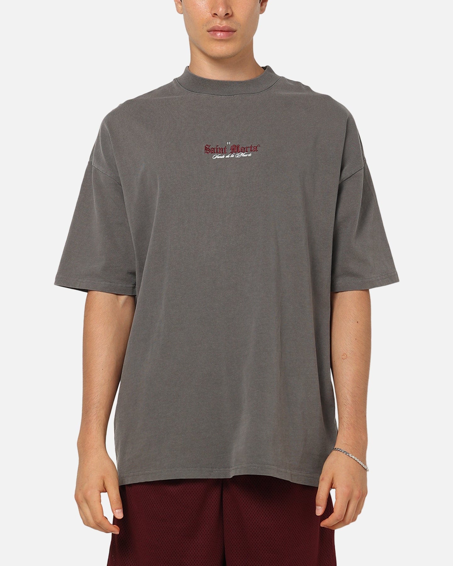 Saint Morta Divine Duty X T-Shirt Washed Charcoal