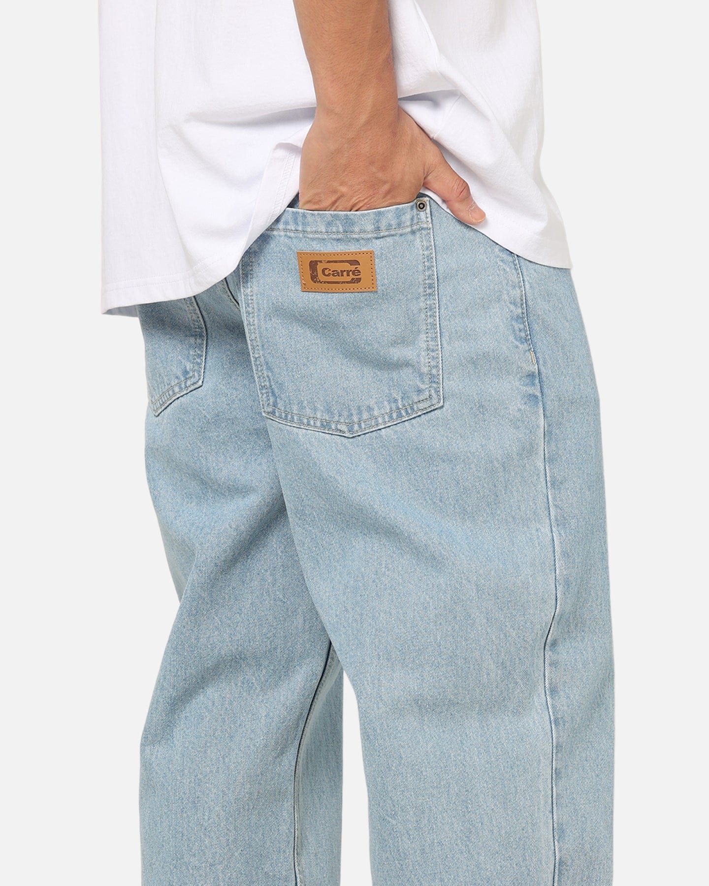 Carre Union Straight Fit Jeans Light Wash Blue