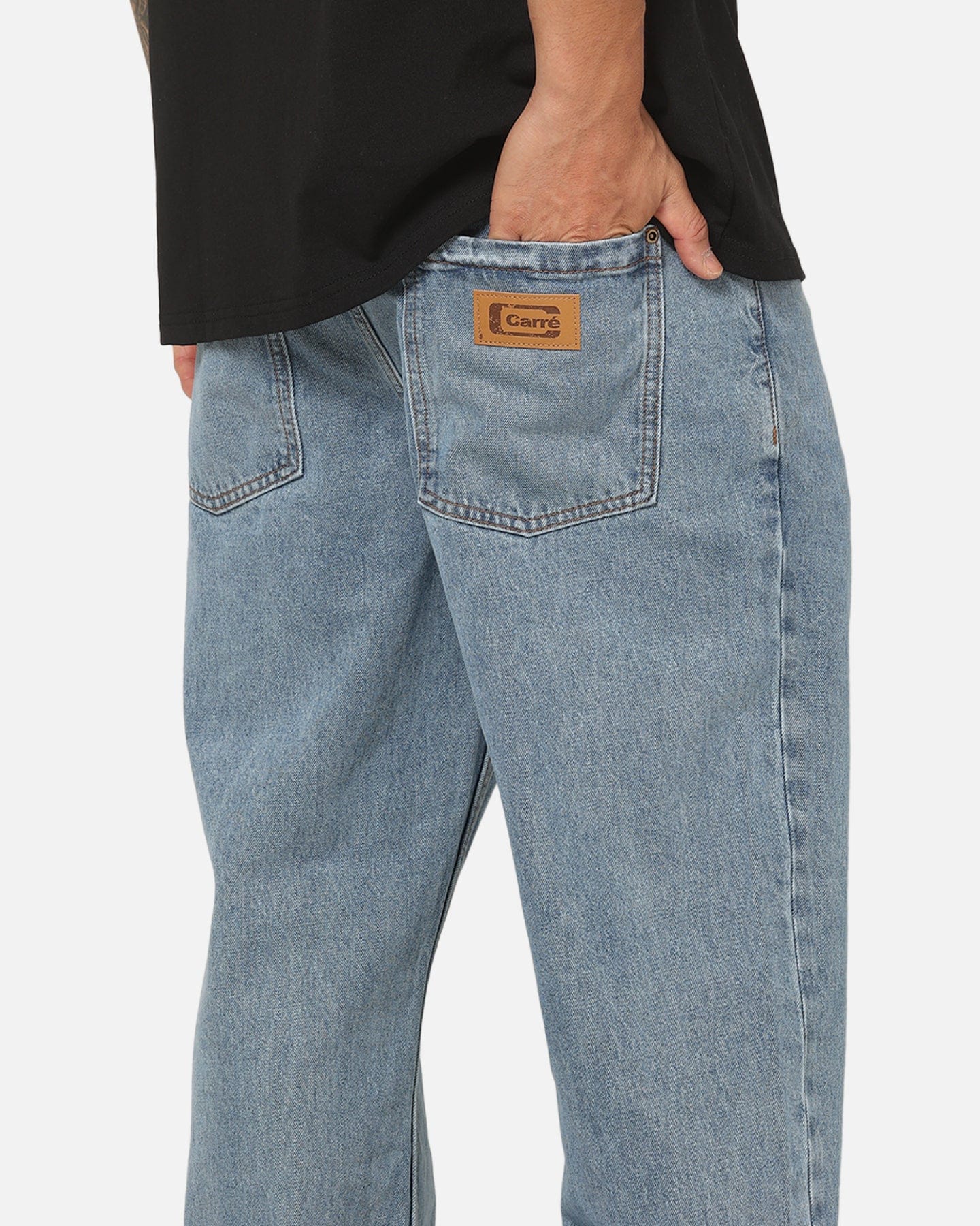 Carre Union Straight Fit Jeans Mid Blue