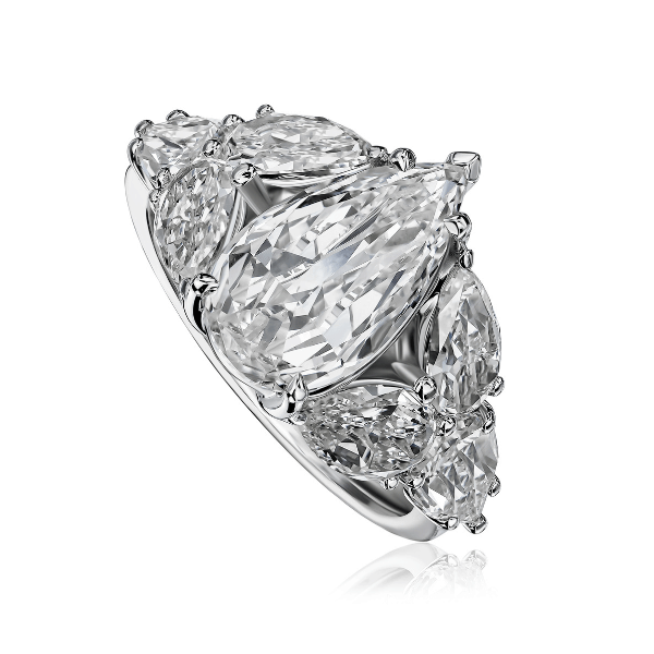 Christopher Designs L'Amour Collection Pear Diamond Engagement Ring - L820-LPE250 / V14444