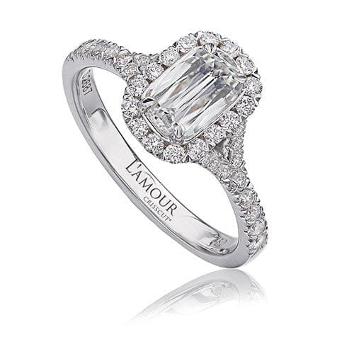 Christopher Designs Christopher Design L'Amour Collection Diamond Halo Engagement Ring - L103-075/V11336