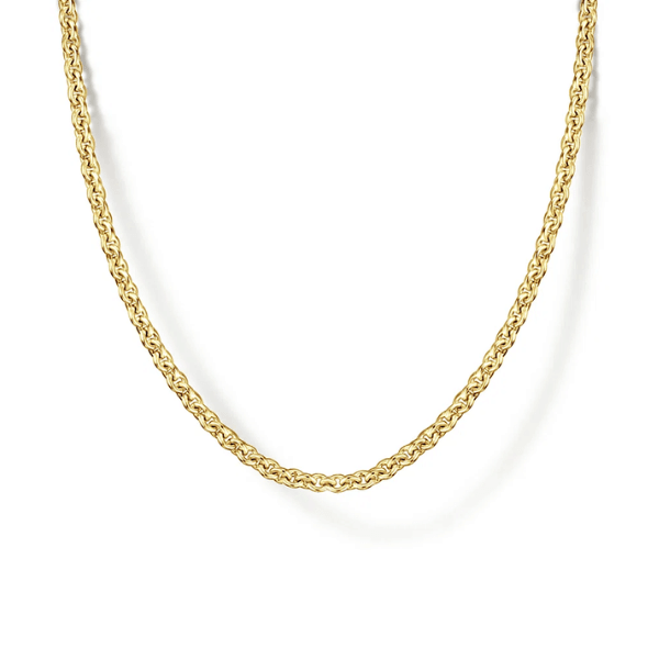 Gabriel & Co. Fashion Gabriel & Co. 14K Yellow Gold Link Chain Necklace - NK7127-17Y4JJJ