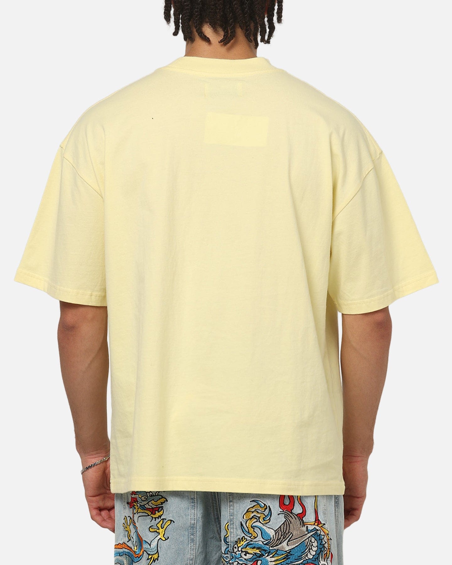 Ed Hardy Trinity Rhinestone T-Shirt Butter Yellow
