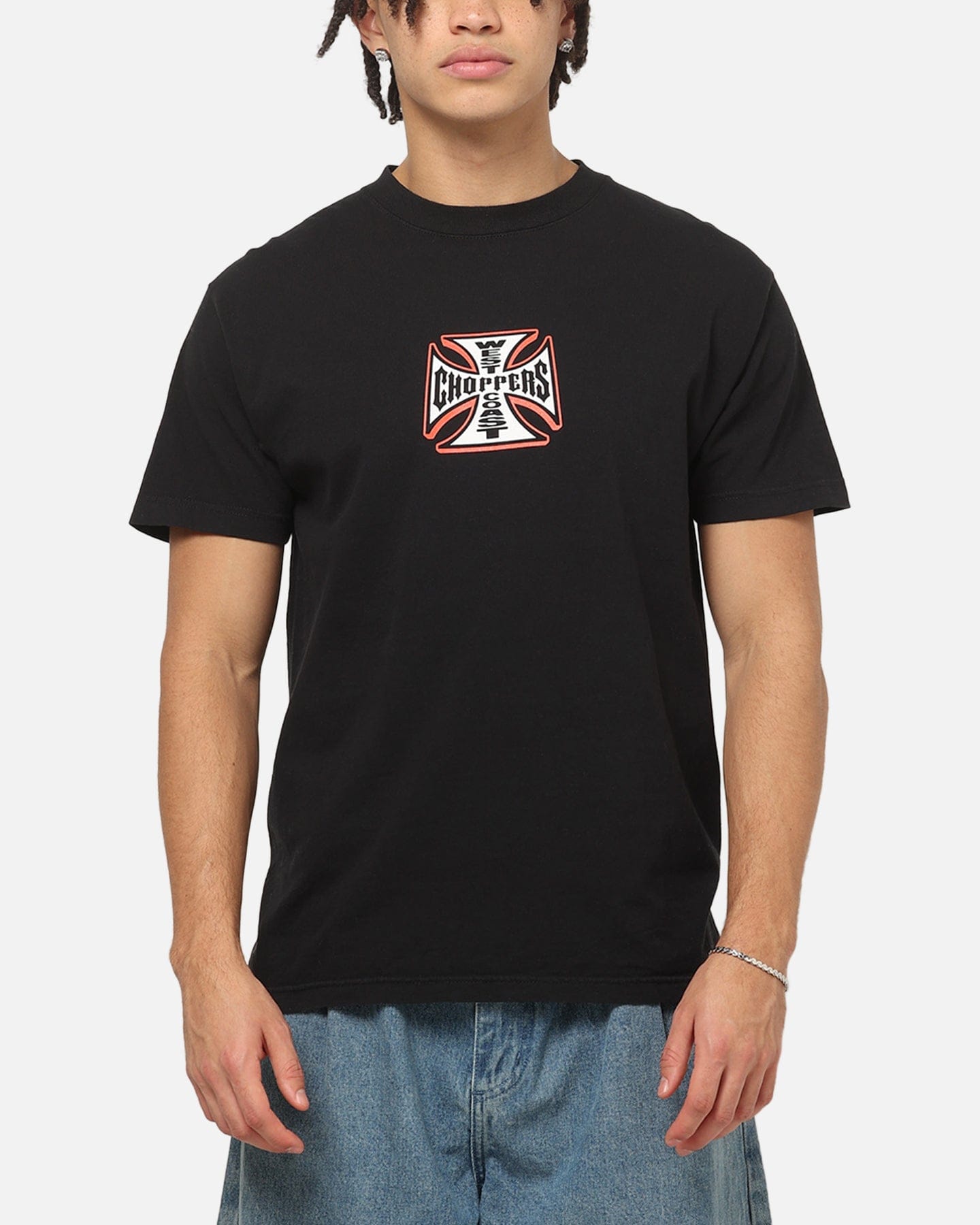 West Coast Choppers Choppers Cross T-Shirt Black