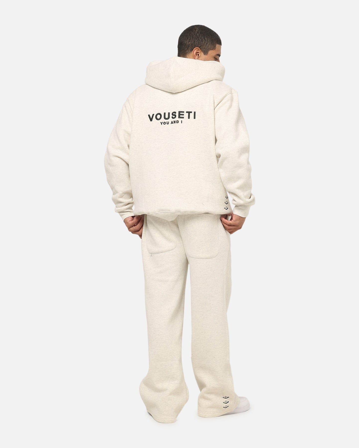 Vouseti The OG Hoodie White Marle