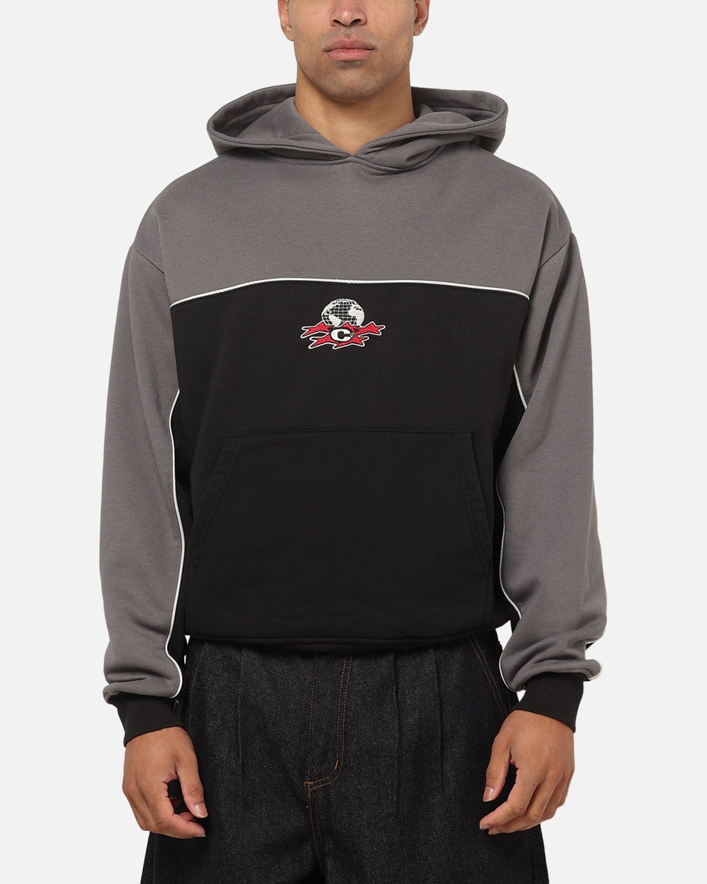 Carre Division Hoodie Washed Black