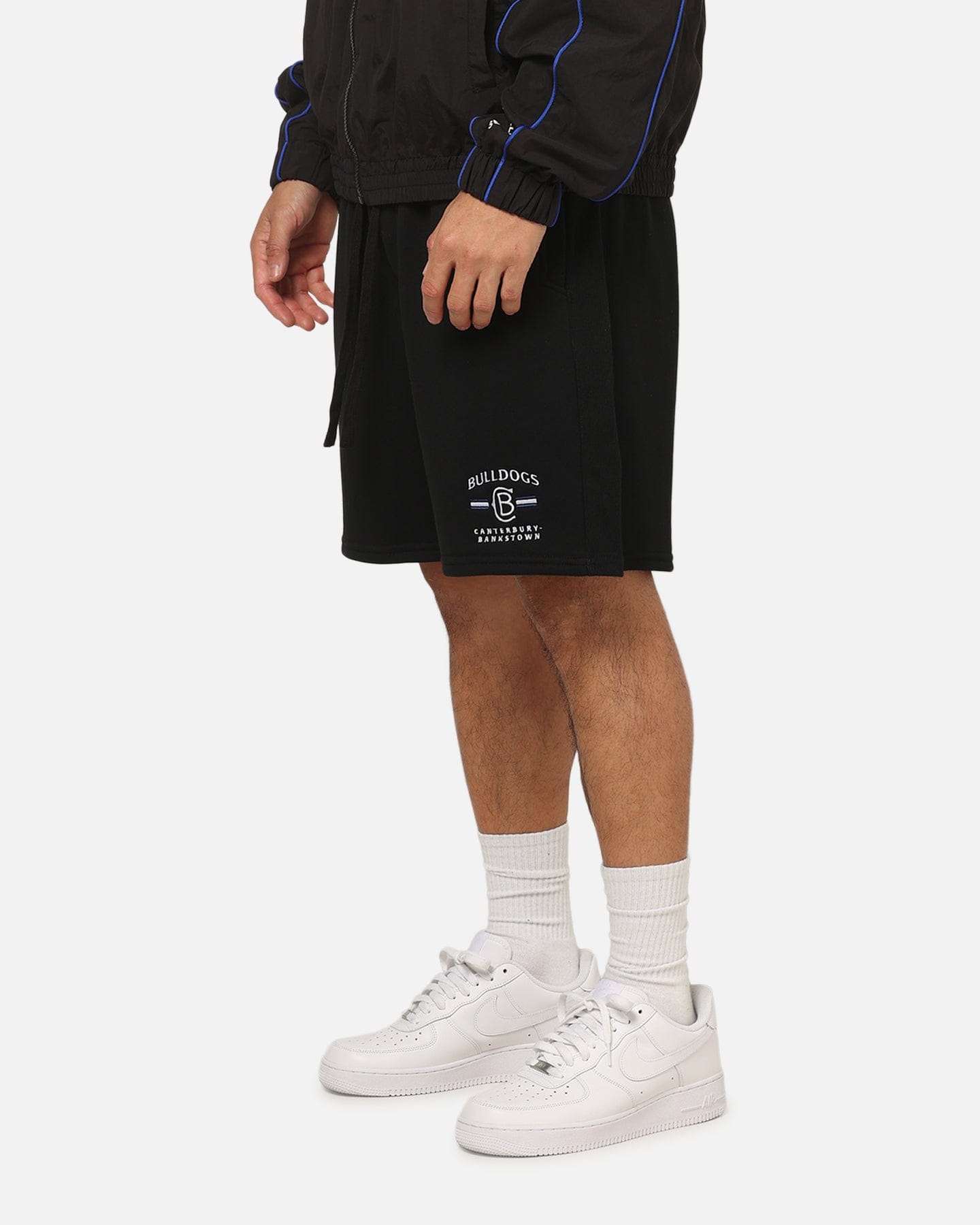 BLEACHER ATHLETIC Bleacher Canterbury-Bankstown Bulldogs NRL 1908 Track Shorts Black