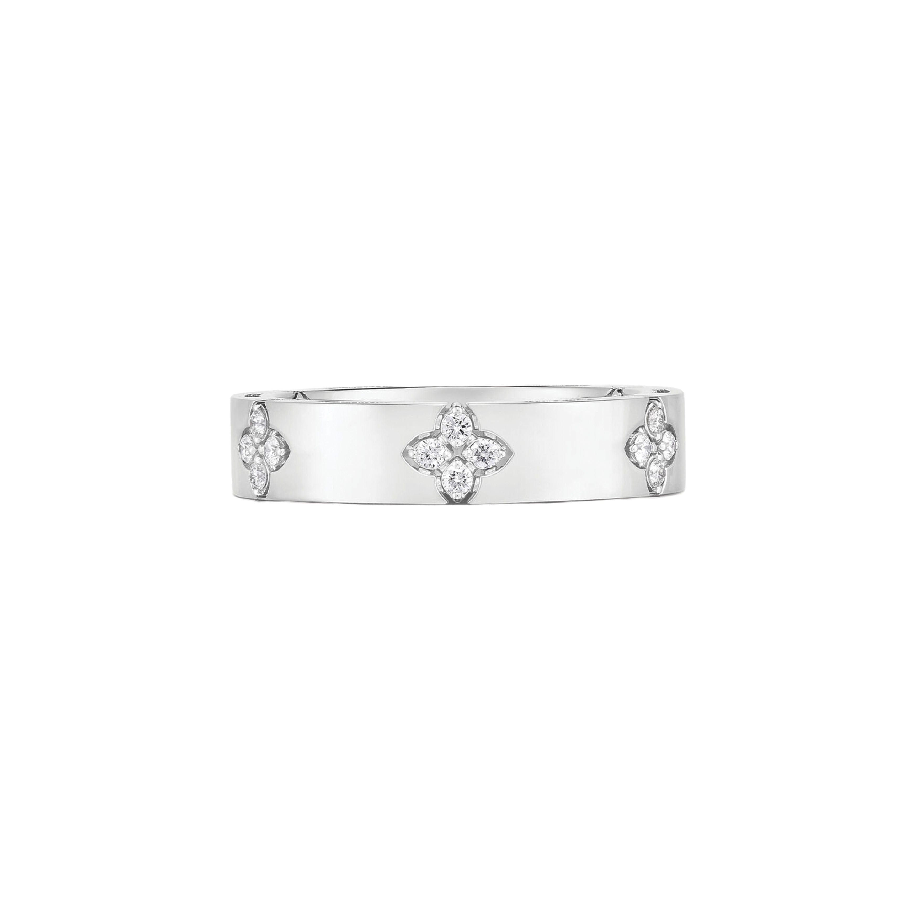 Roberto Coin 18k White Gold Love in Verona Diamond Accent Ring