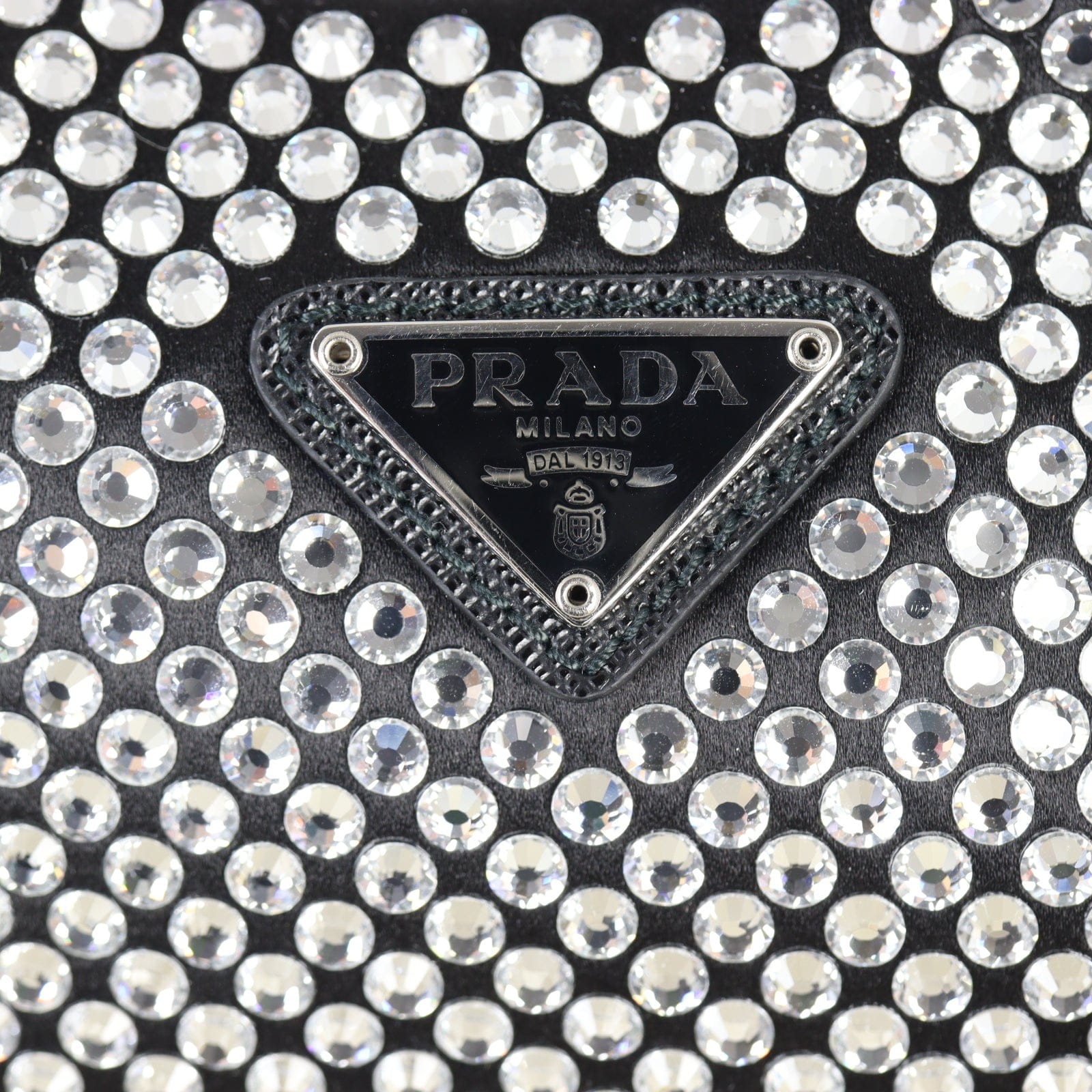 Prada Re-Edition 2005 Satin Crystal Shoulder Bag