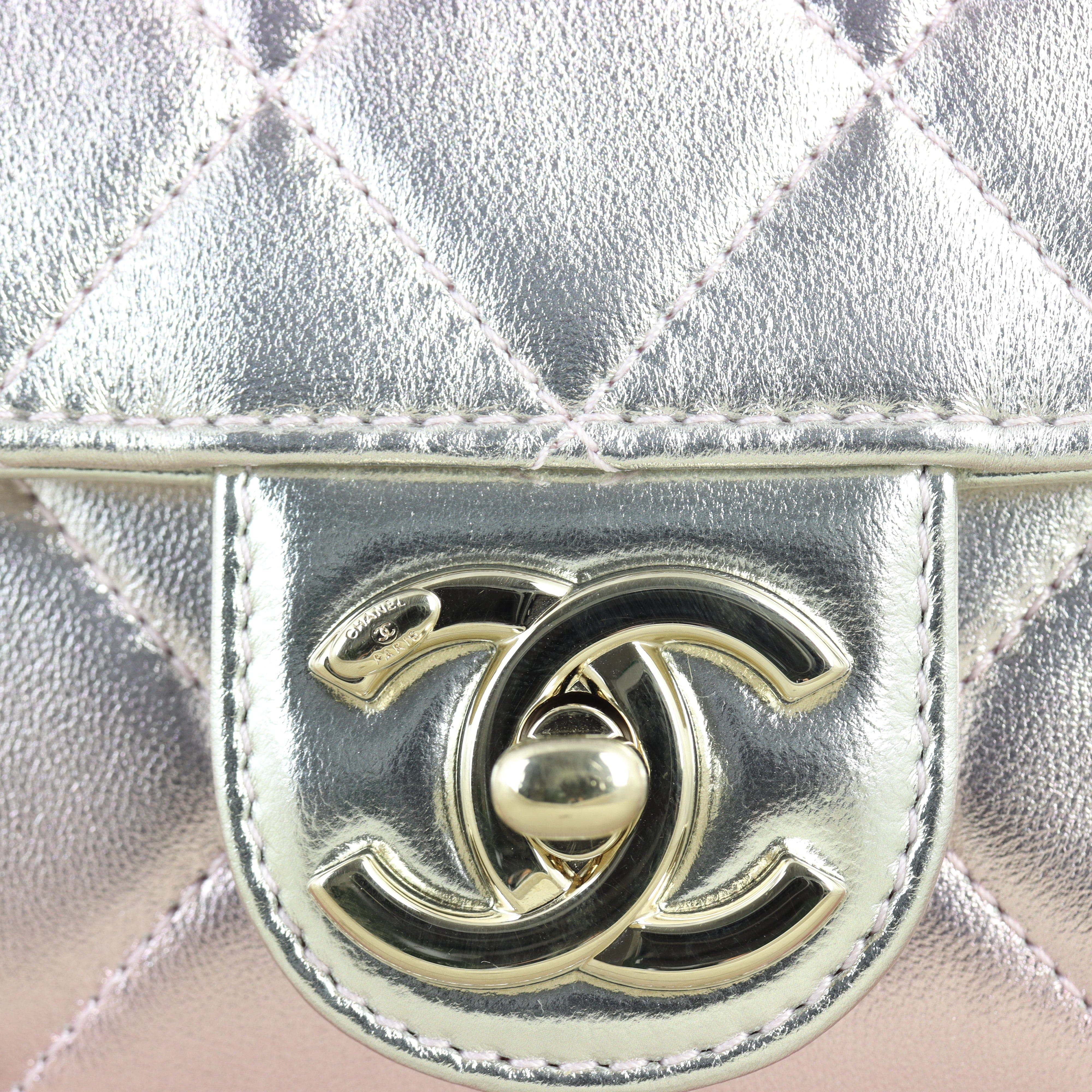 Chanel Like A Wallet Rainbow Metallic Flap Bag