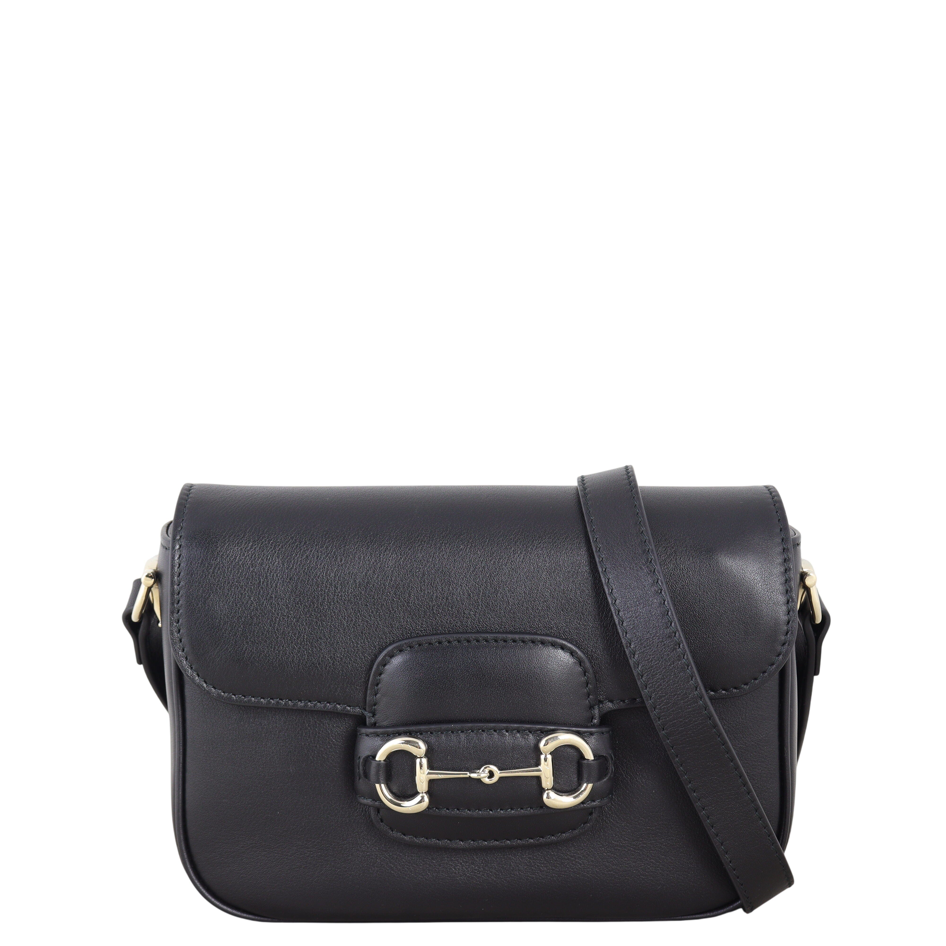 Gucci Leather Horsebit 1955 Shoulder Bag Small