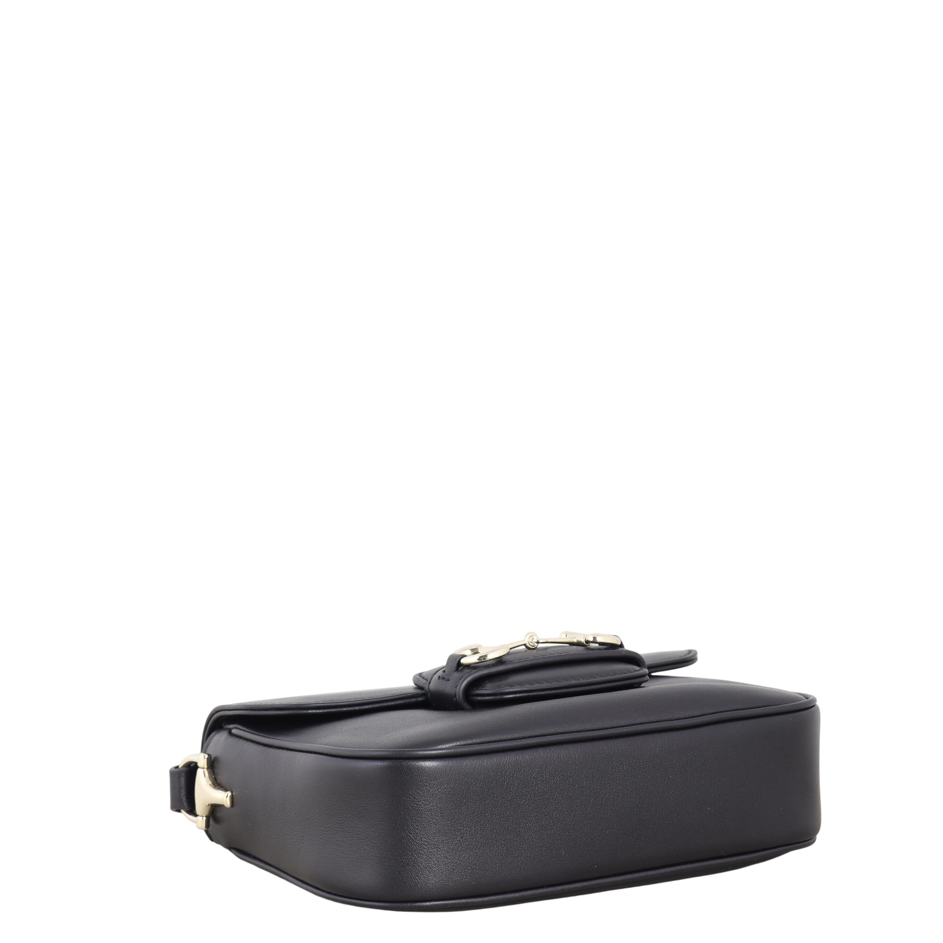 Gucci Leather Horsebit 1955 Shoulder Bag Small