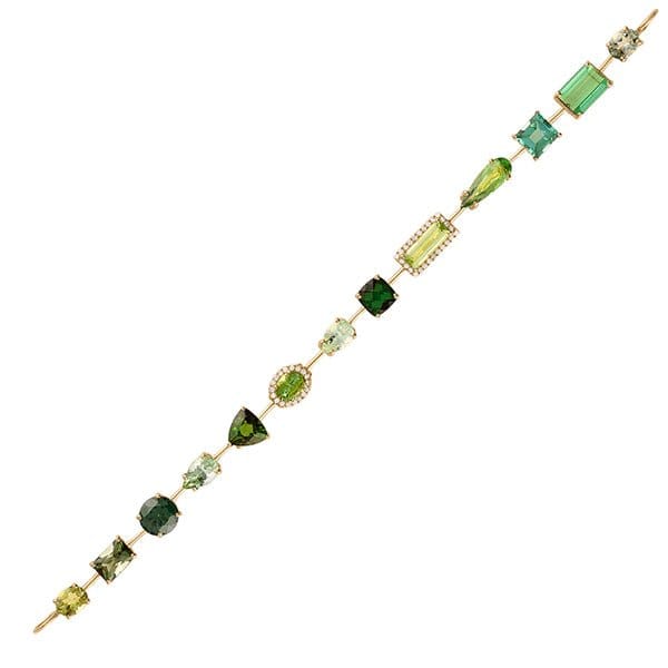 Eden Presley 14k Yellow Gold Green Rock Candy Bracelet - 2220418B