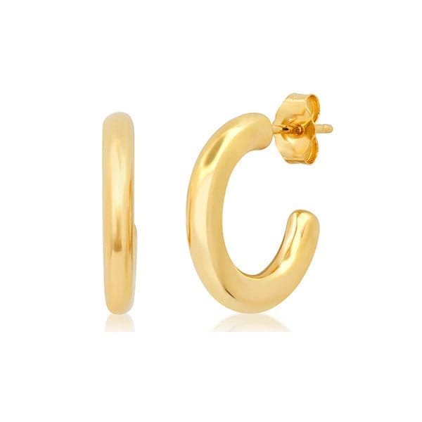 Eriness 14K Yellow Gold Mini Gold Party Hoop Earrings - SBE118-YG