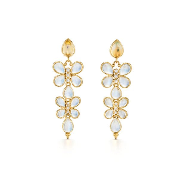 Temple St. Clair 18k Luna Flutter Drop Earrings - E31425-BMBFLYDP