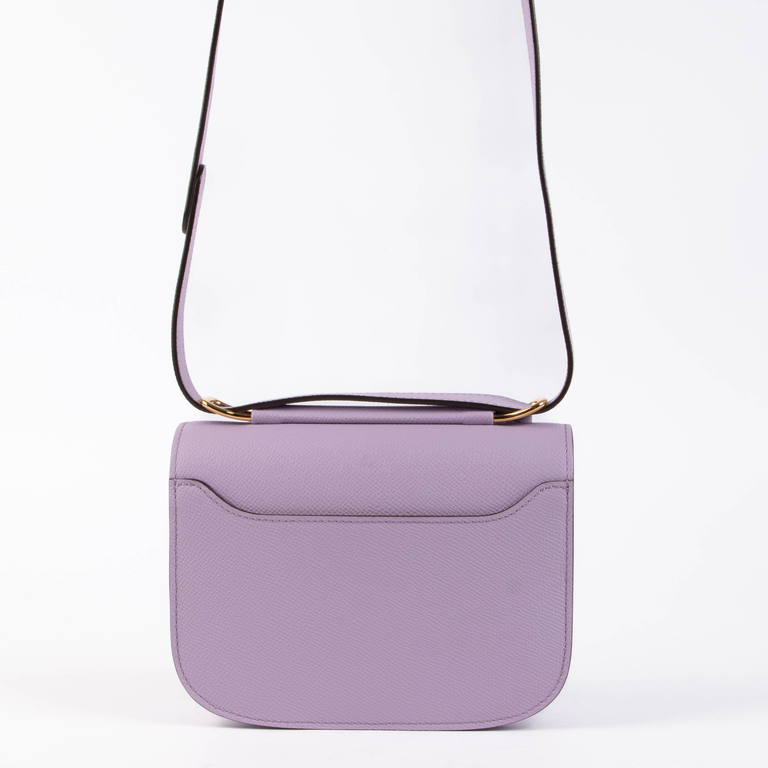 Delvaux Guimauve Small Lingot Alpina Calf Crossbody Bag