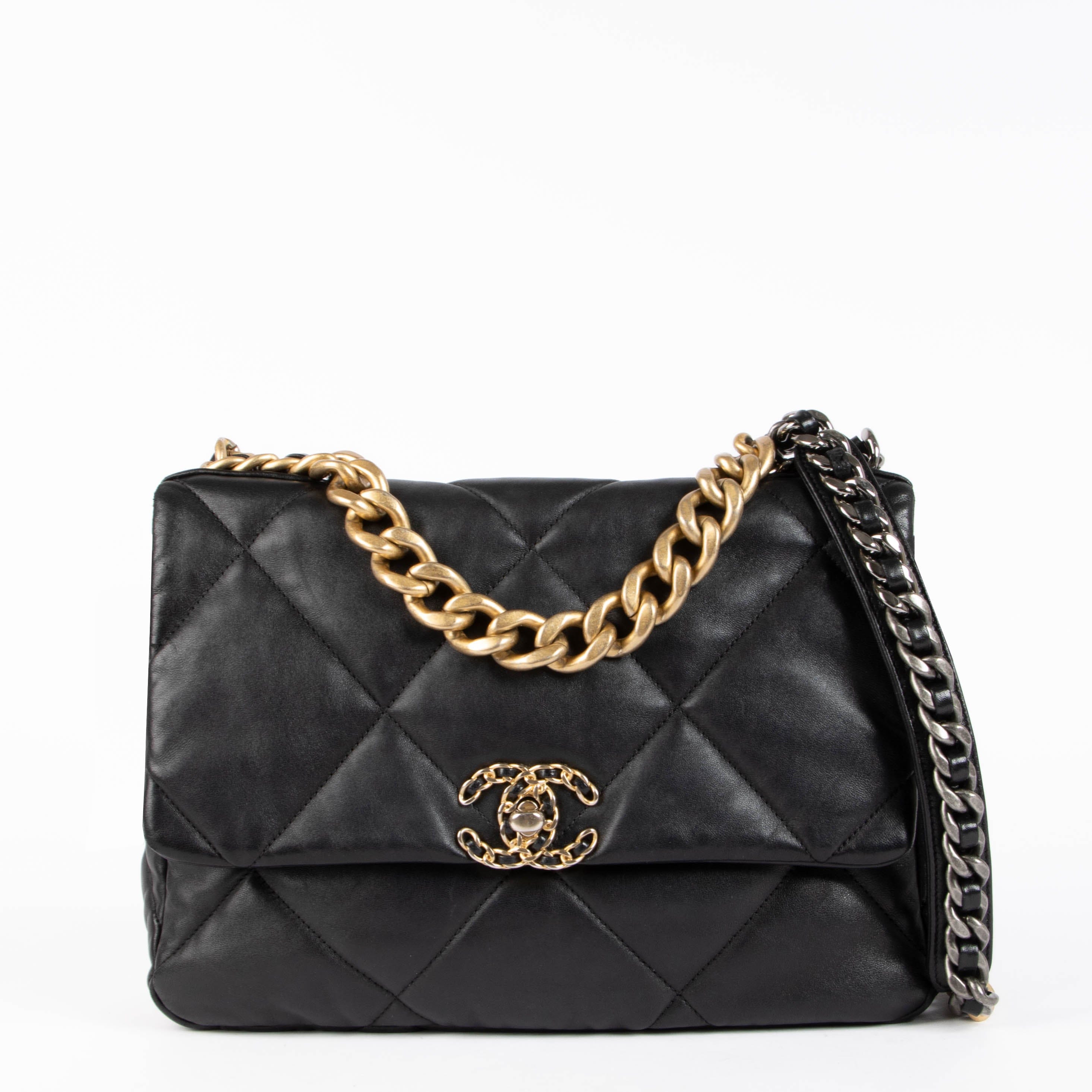 Chanel Black Large Chanel 19 Shoulder Bag
