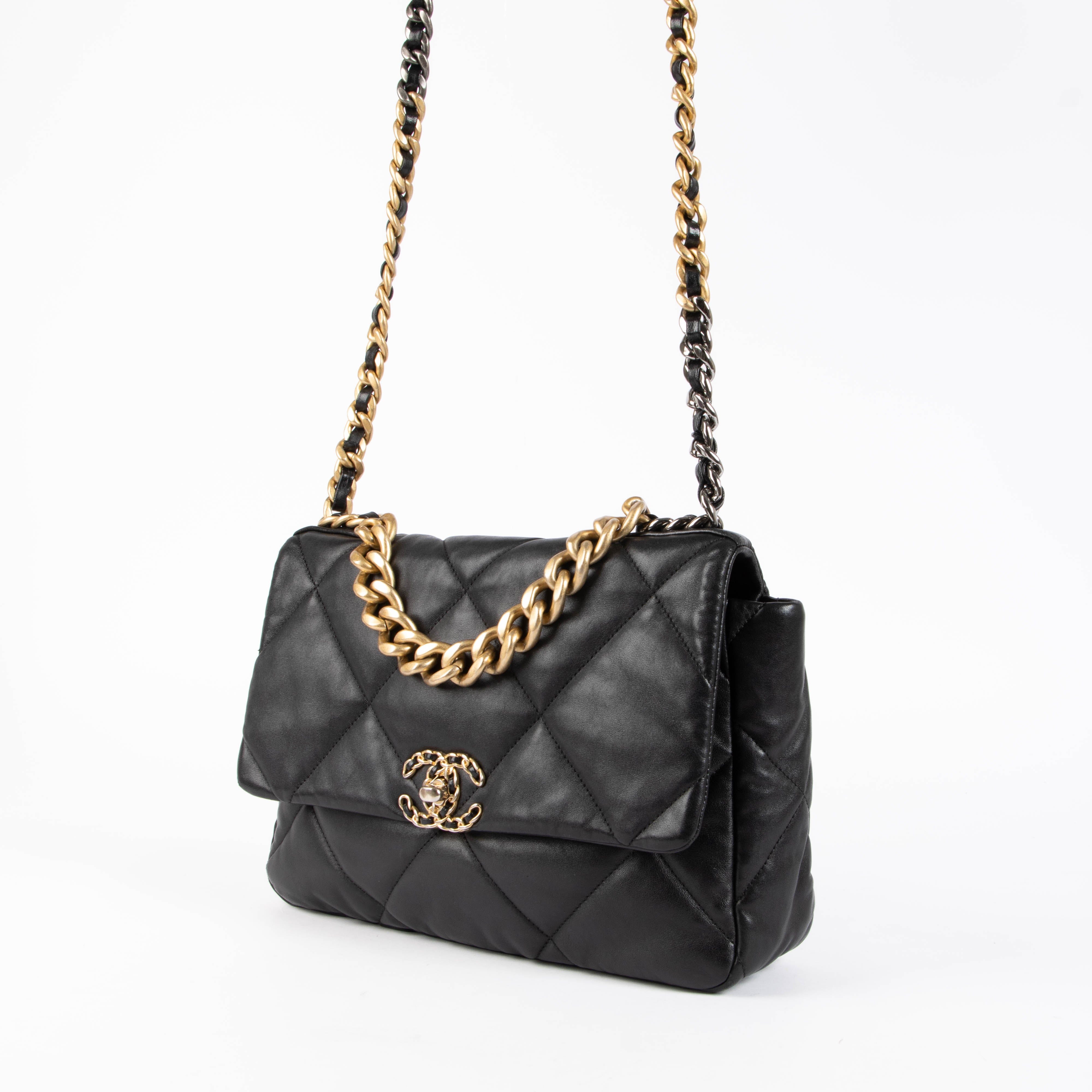 Chanel Black Large Chanel 19 Shoulder Bag