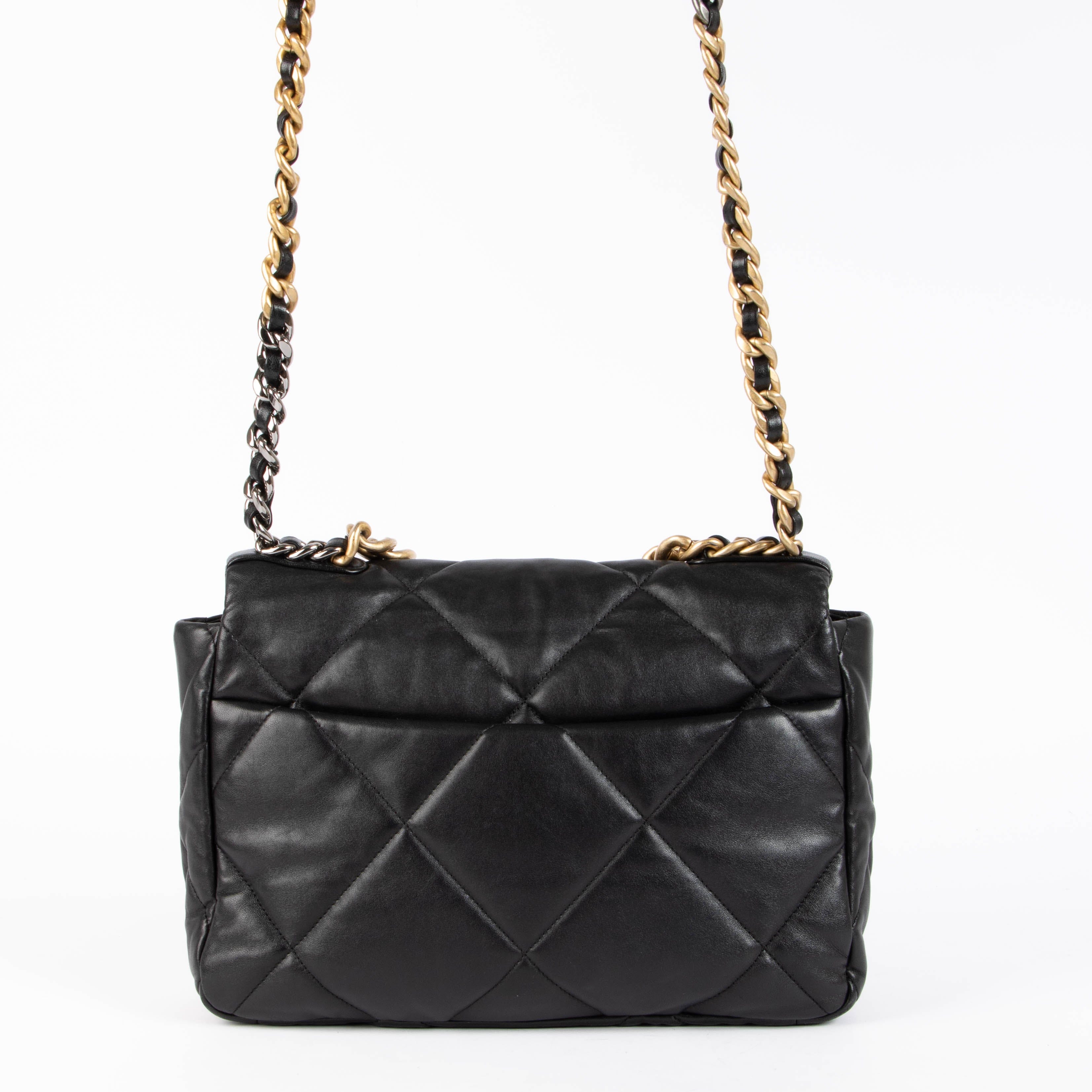Chanel Black Large Chanel 19 Shoulder Bag