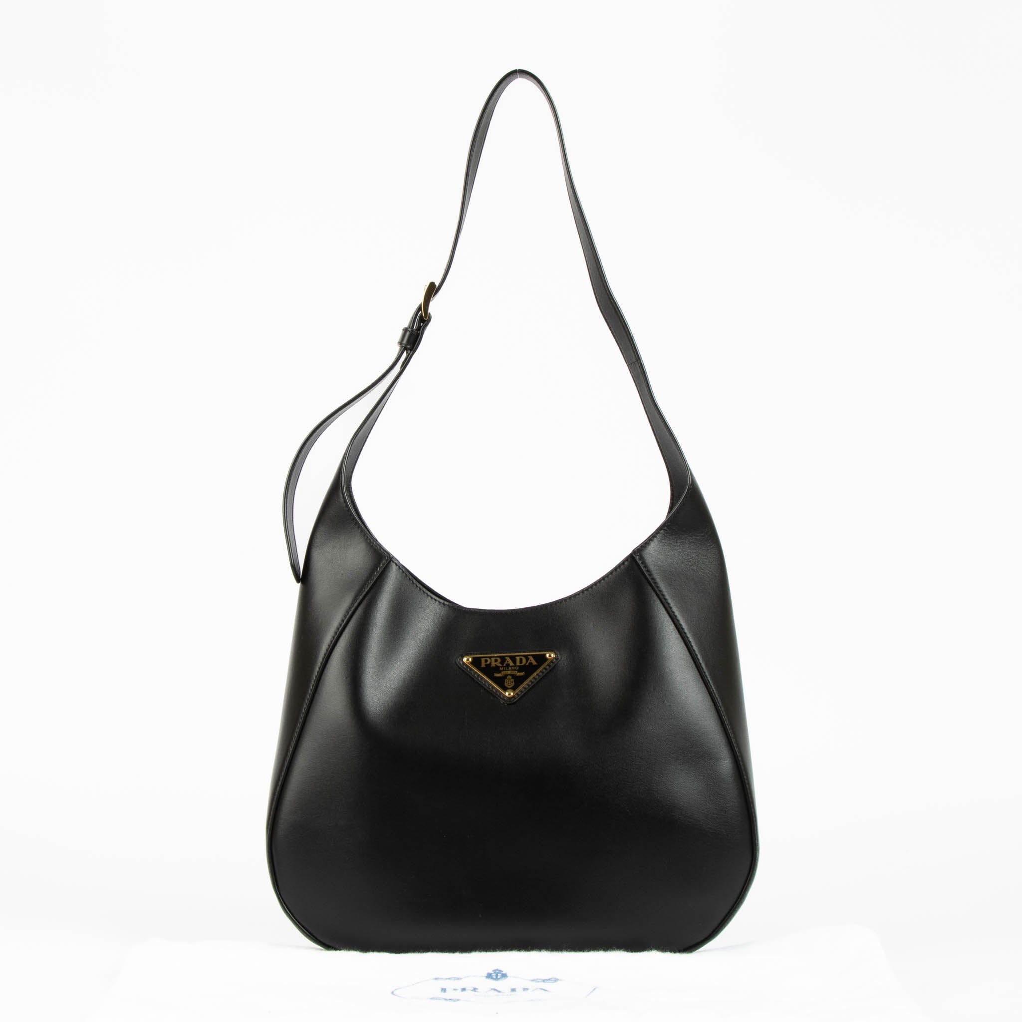 Prada Black City Medium Shoulder Bag