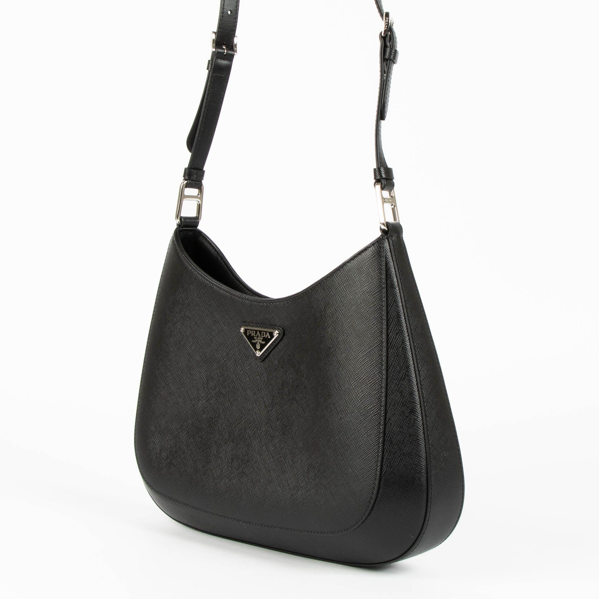 Prada Black Cleo Crossbody Bag