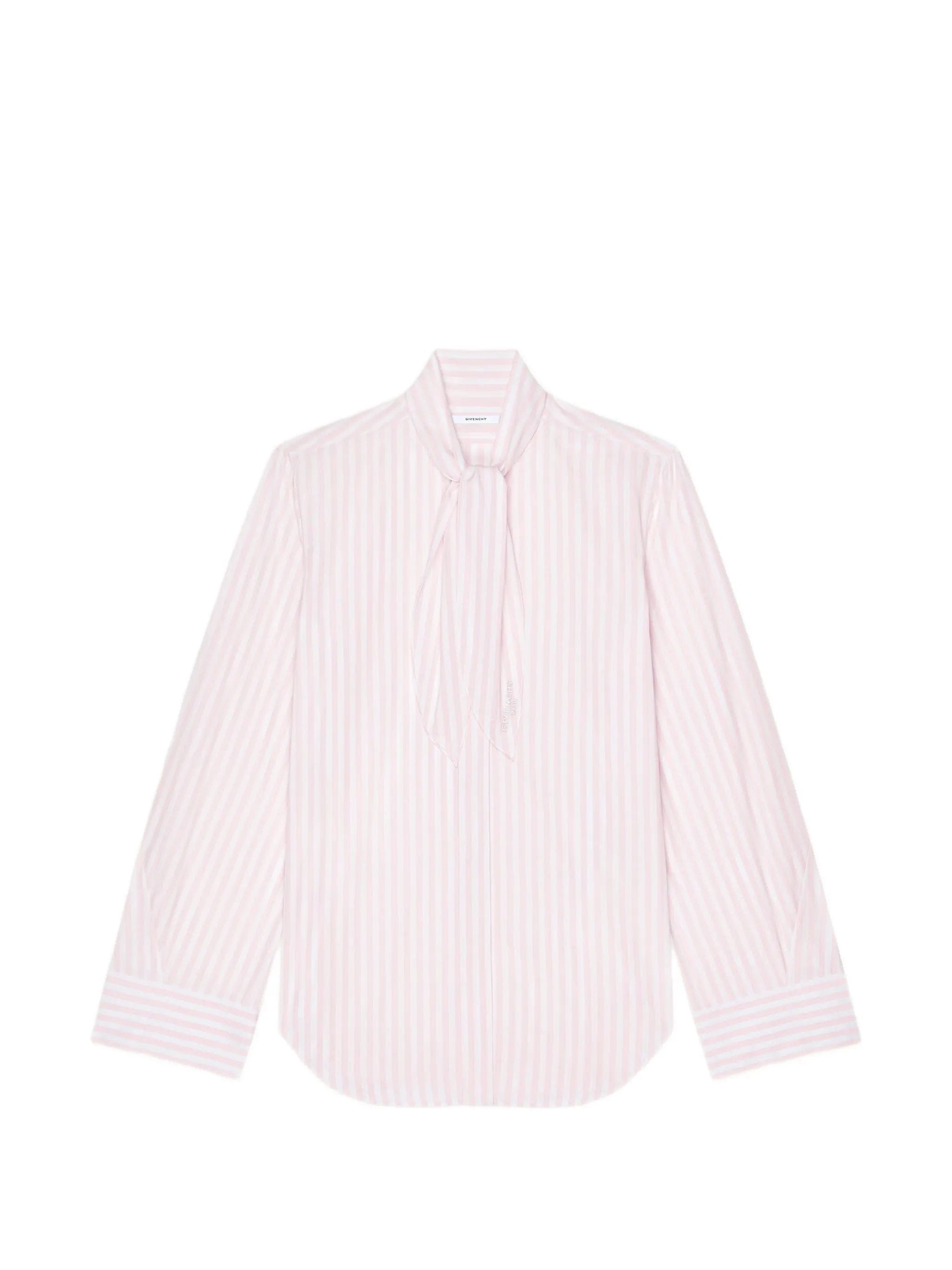 Givenchy pussy-bow embroidered shirt