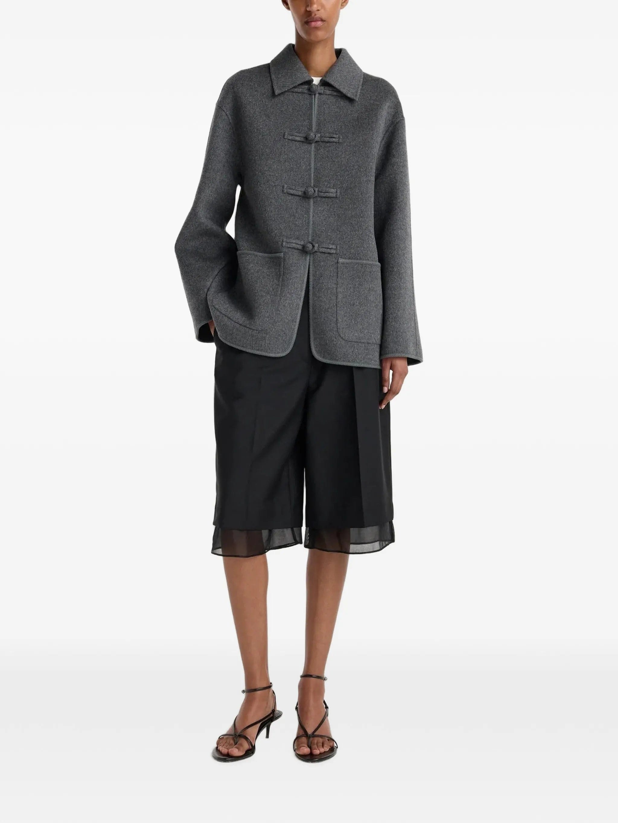 Róhe toggle-fastening jacket