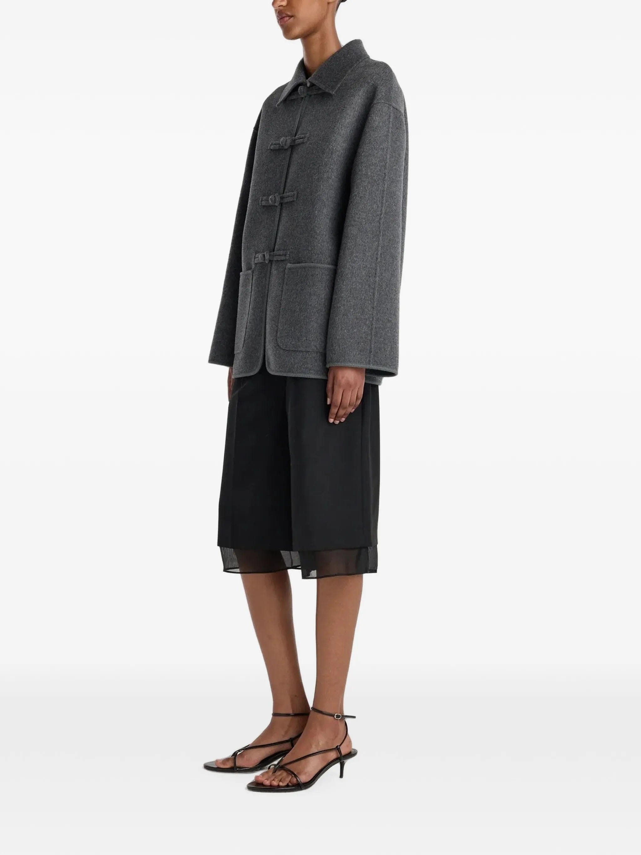 Róhe toggle-fastening jacket