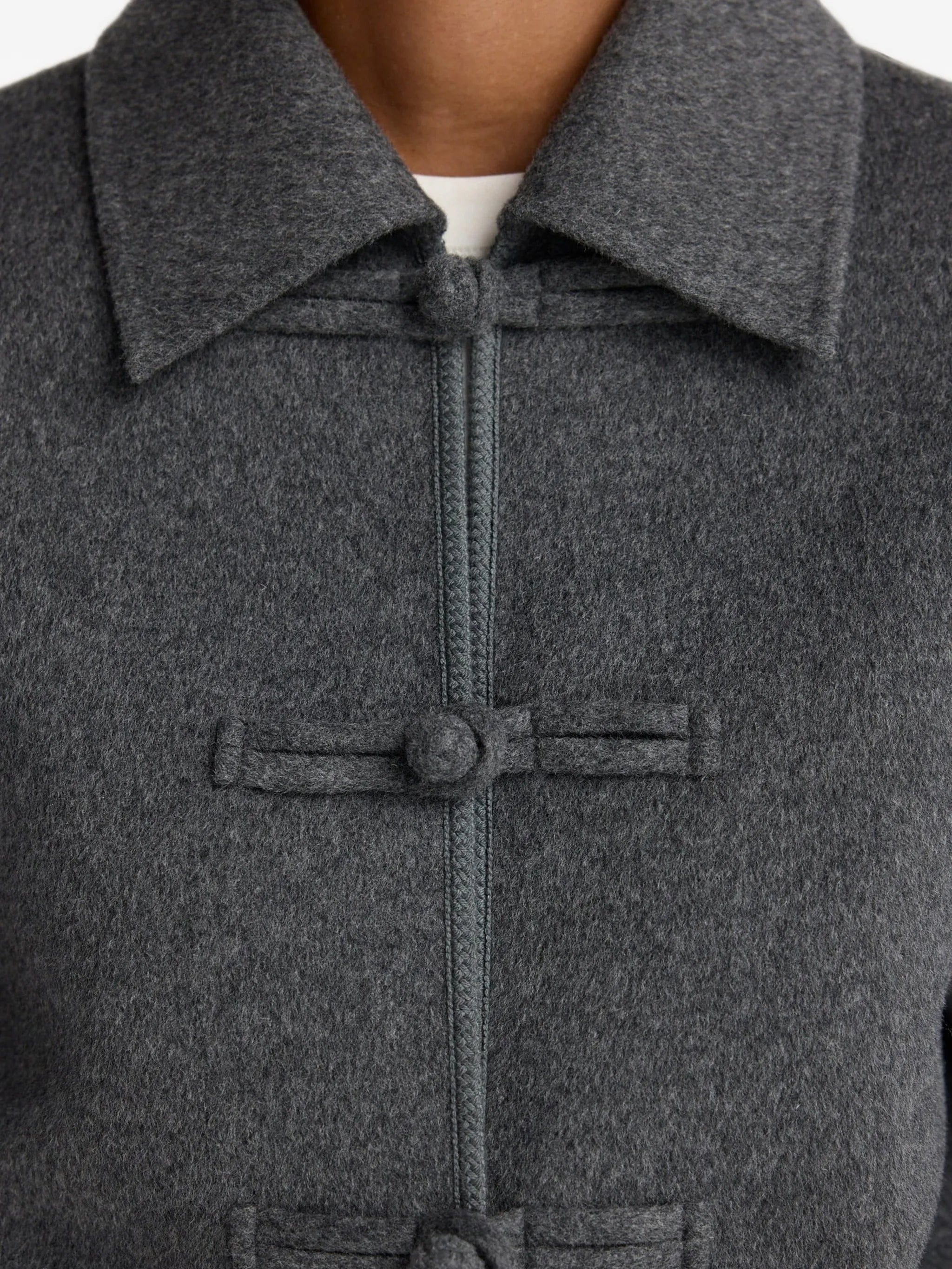 Róhe toggle-fastening jacket