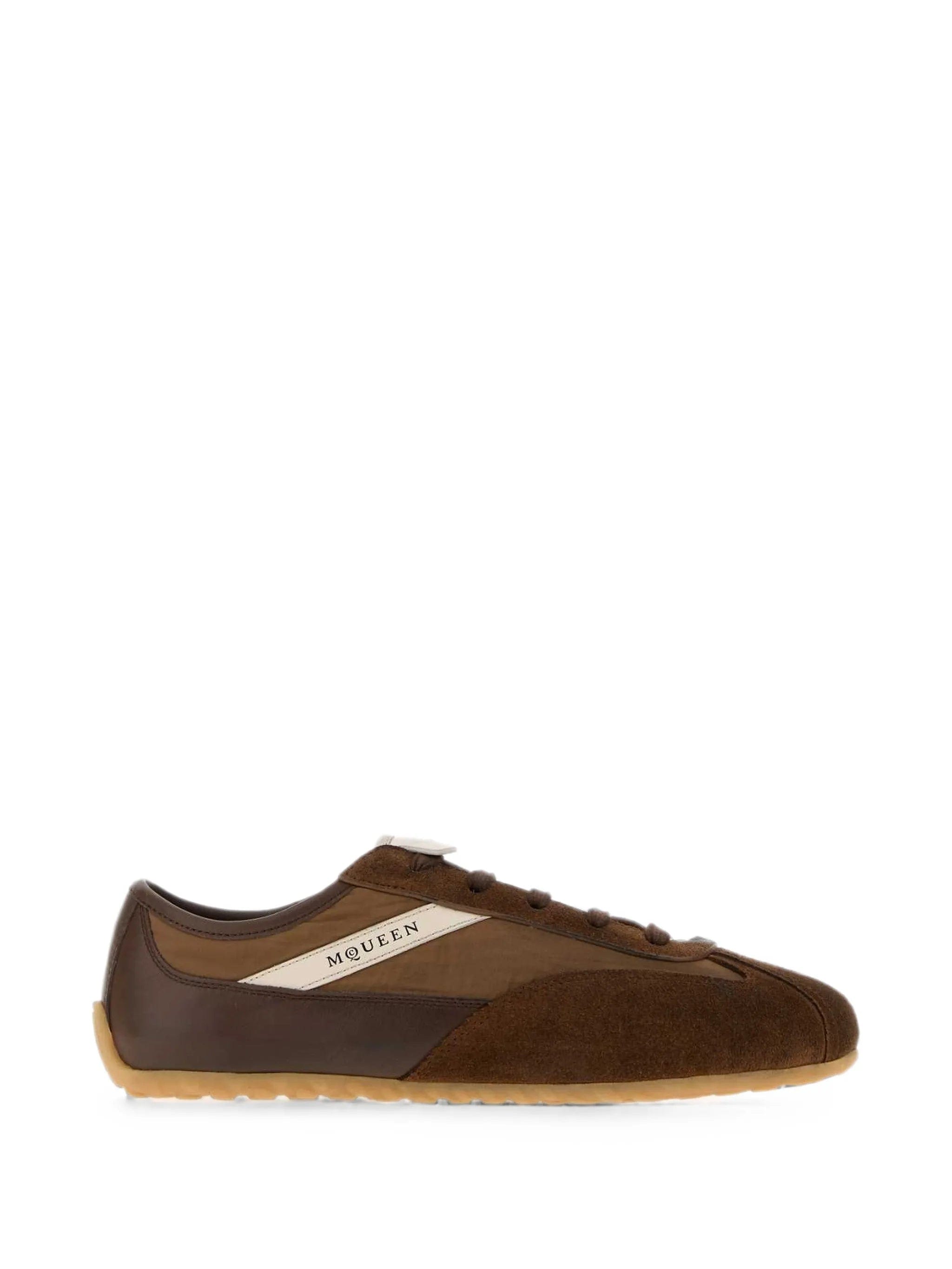 Alexander McQueen Boxe suede-panelled sneakers
