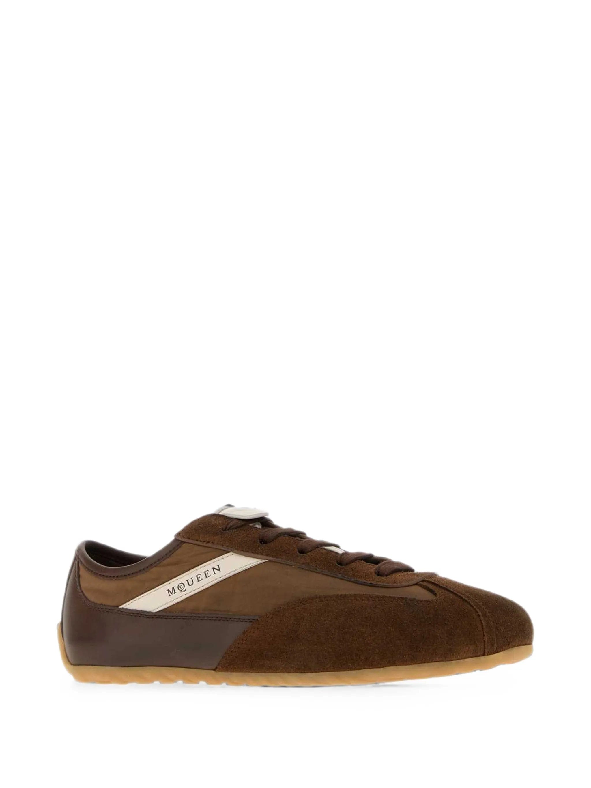 Alexander McQueen Boxe suede-panelled sneakers