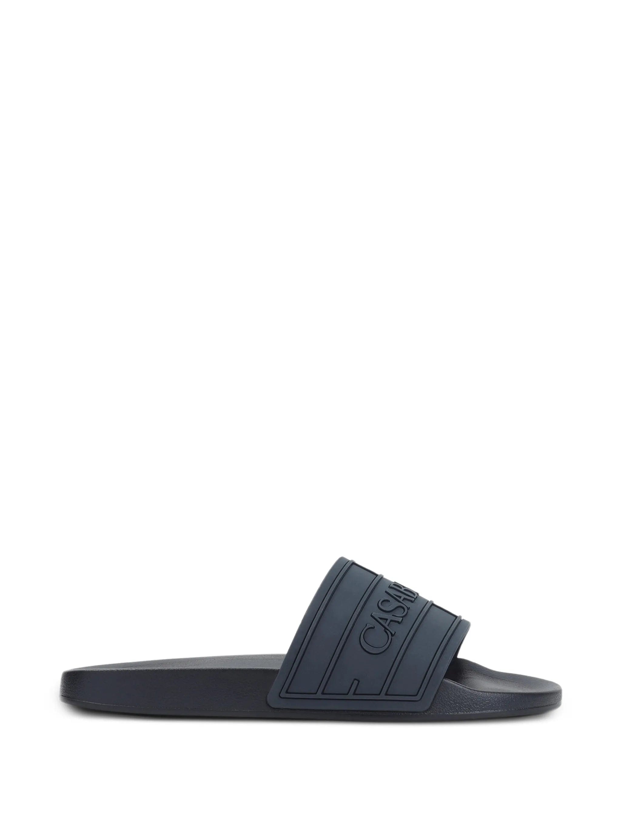 Casablanca logo-embossed slides