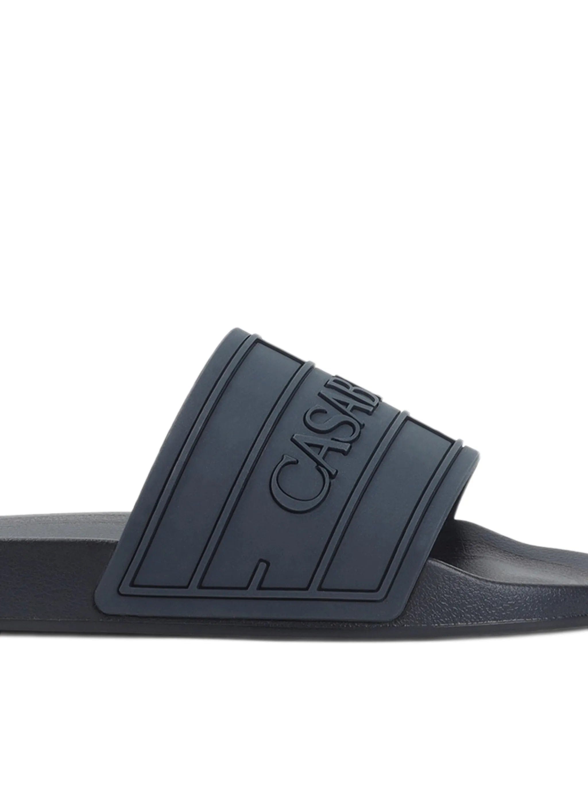 Casablanca logo-embossed slides
