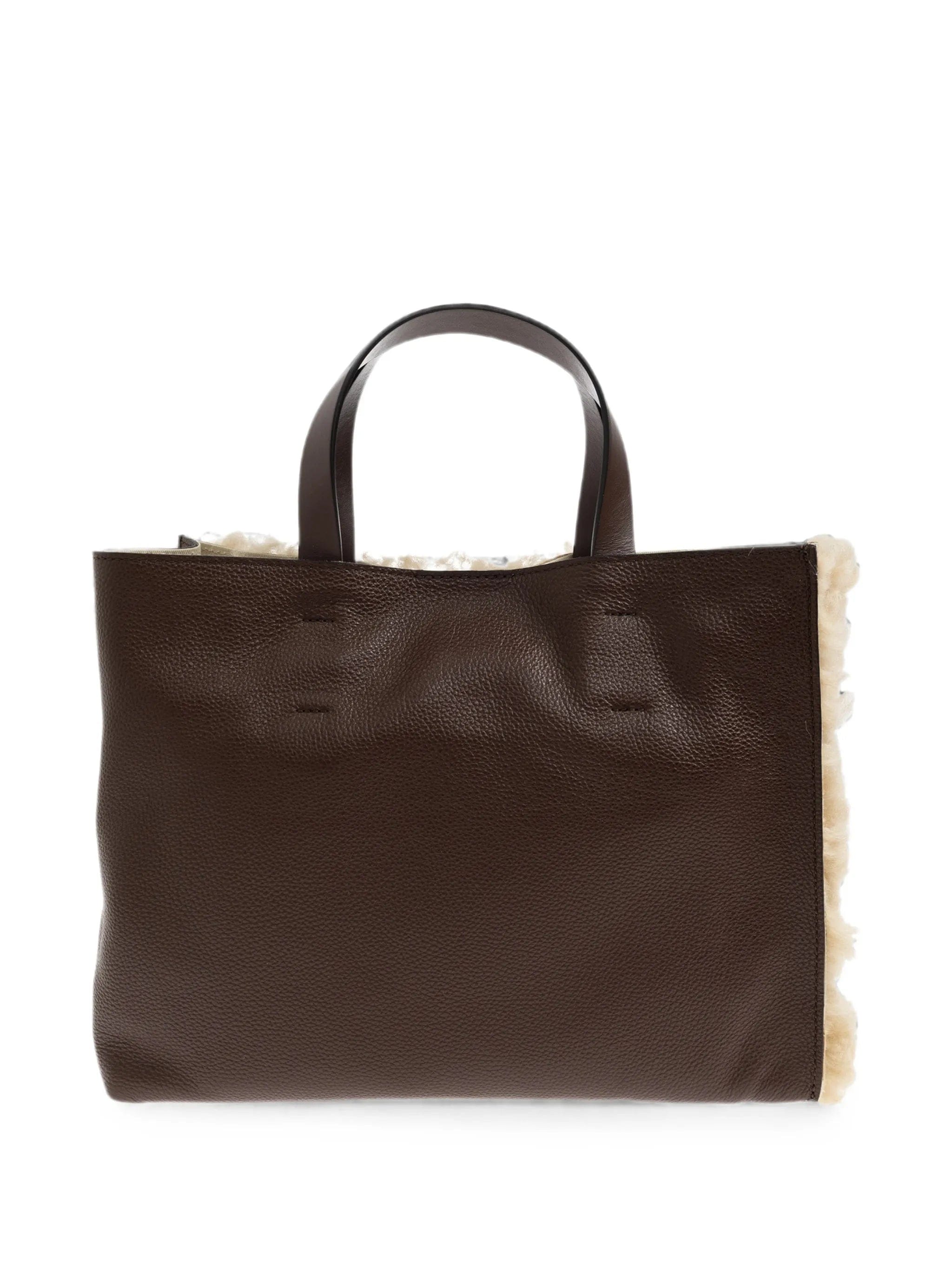 Marni Museo Soft shearling tote bag