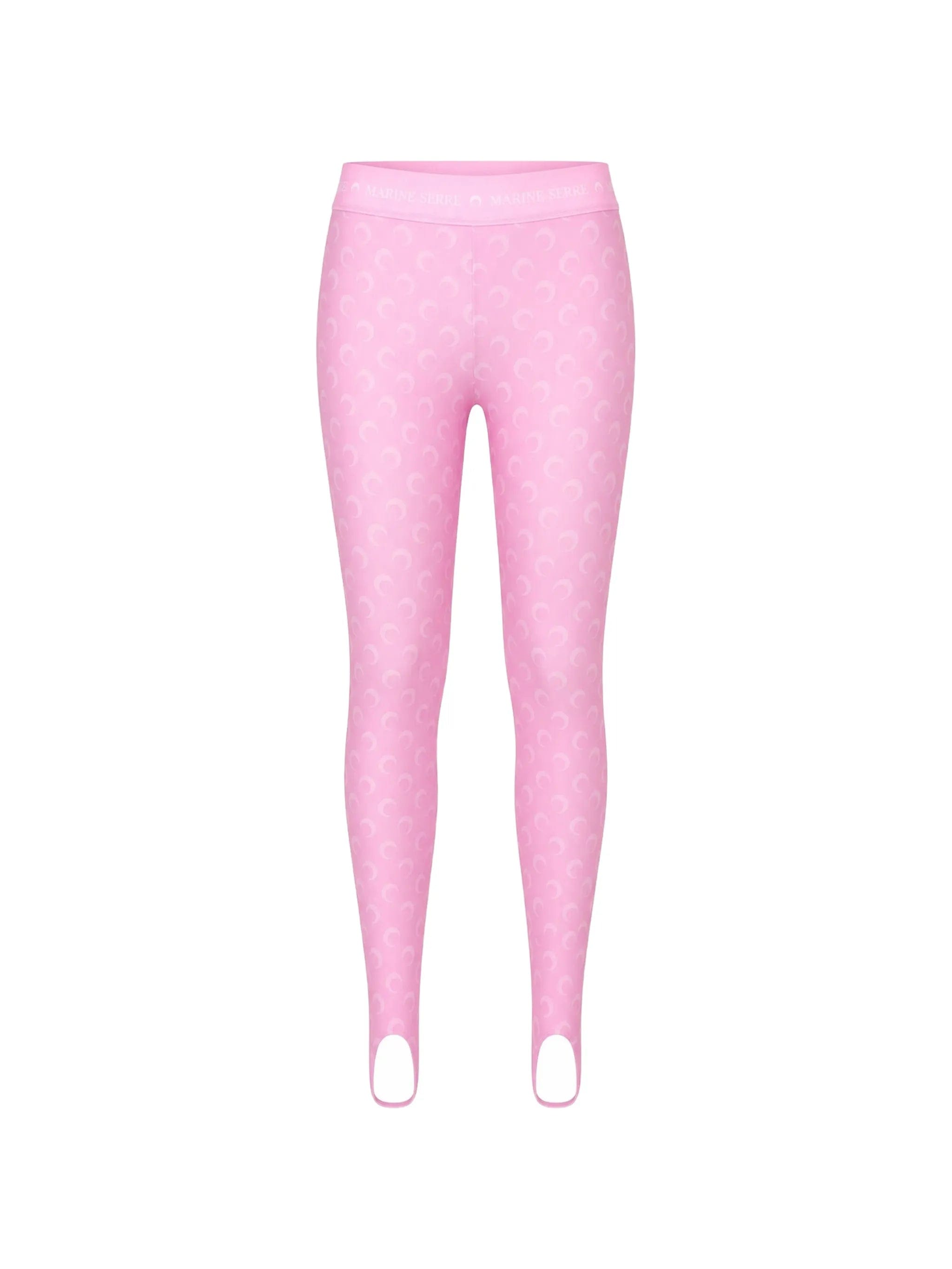 Marine Serre Recycled Moon jersey stirrup leggings