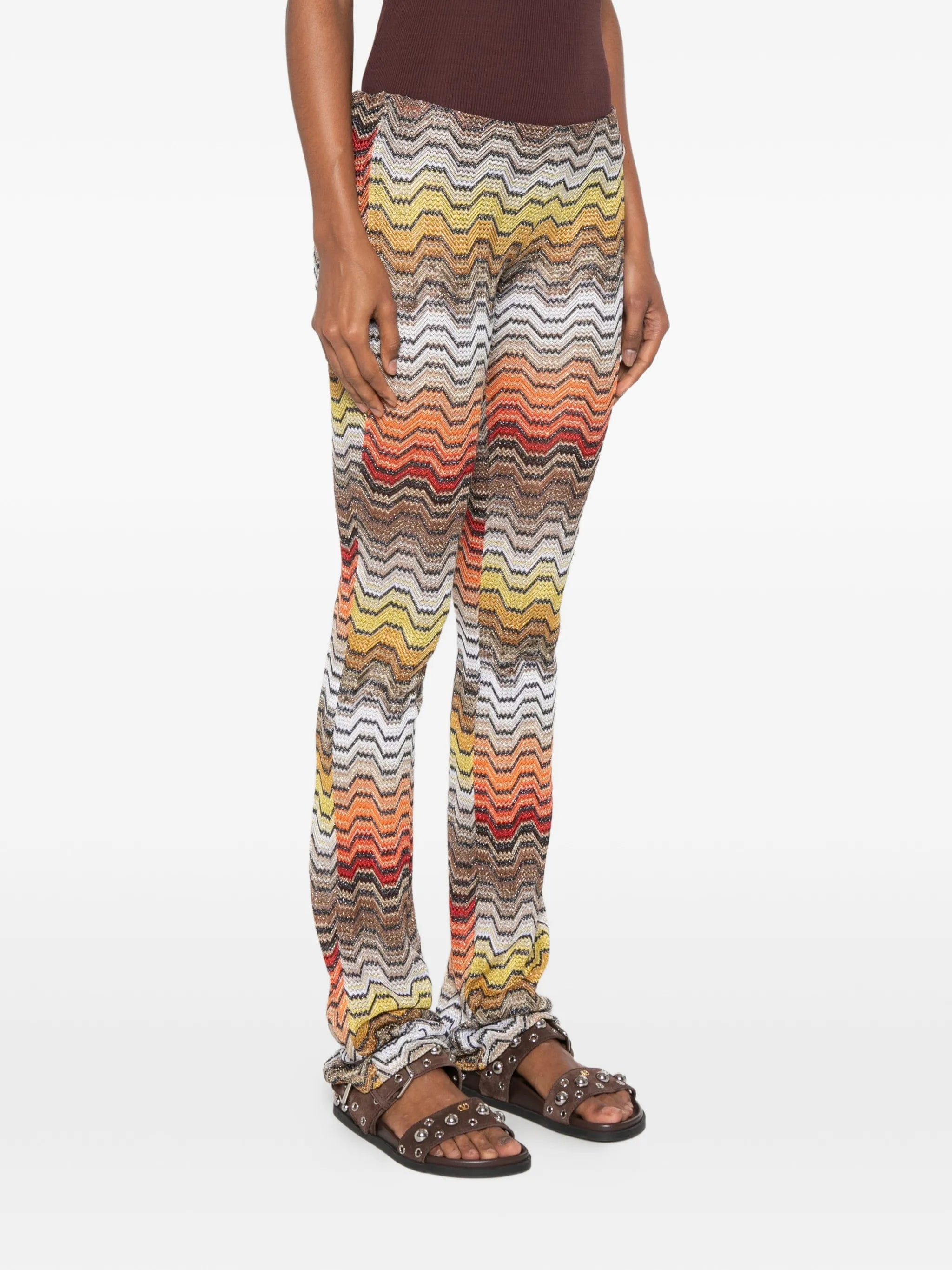 Missoni long trousers with greek motif