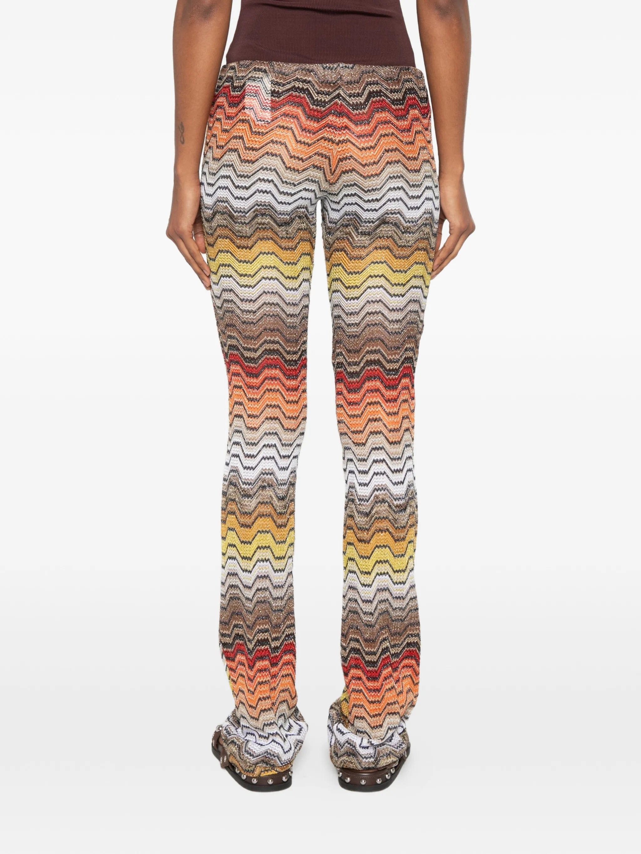 Missoni long trousers with greek motif